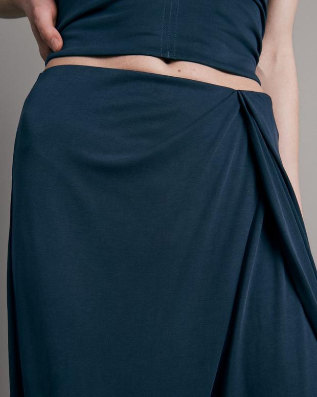 Christy Drape Midi Skirt image number 6