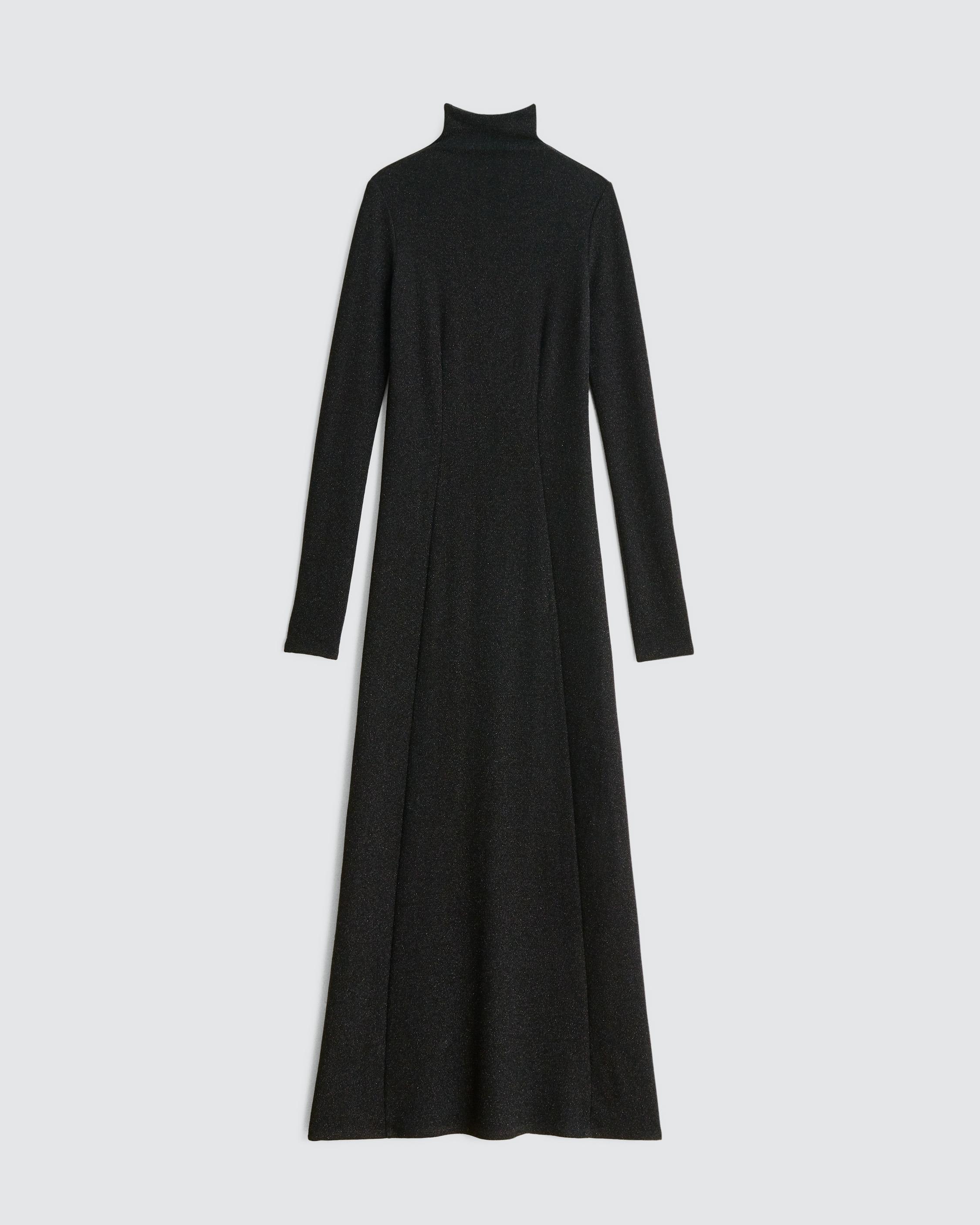 Lilith Metallic Turtleneck Dress Black rag & bone
