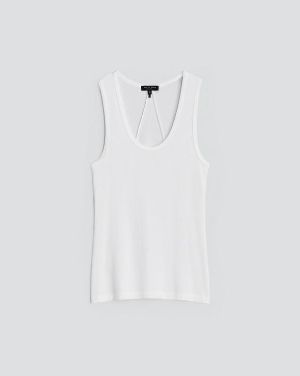 Luca Tank - White | rag & bone Luca Tank - White | rag & bone