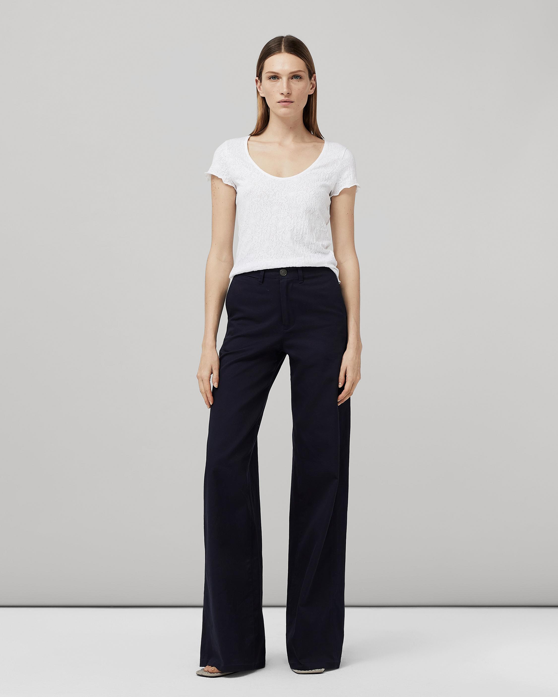 Gemma Jacquard Scoopneck Shortsleeve image number 1