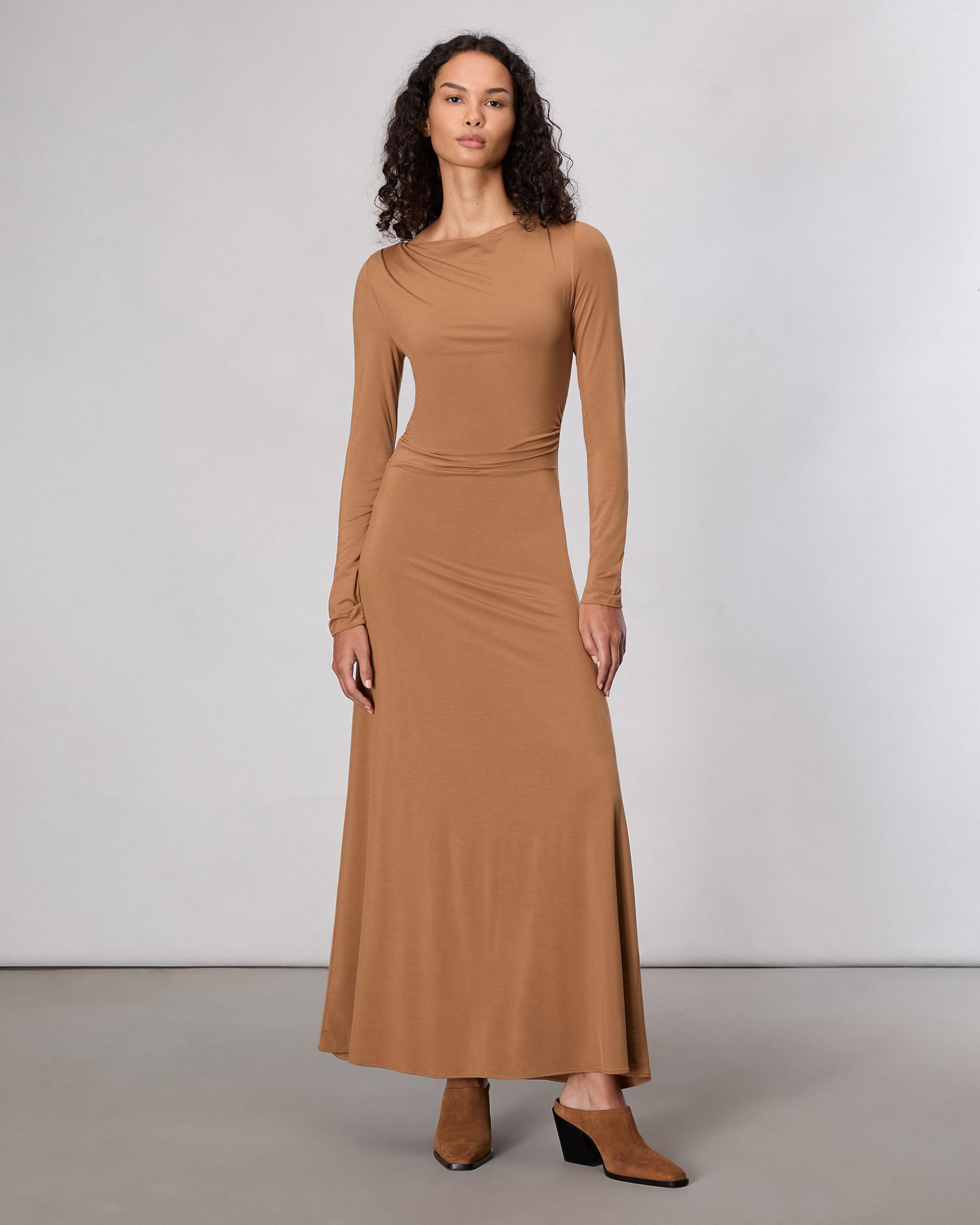 Luca Draped Maxi Dress - Khaki | rag & bone