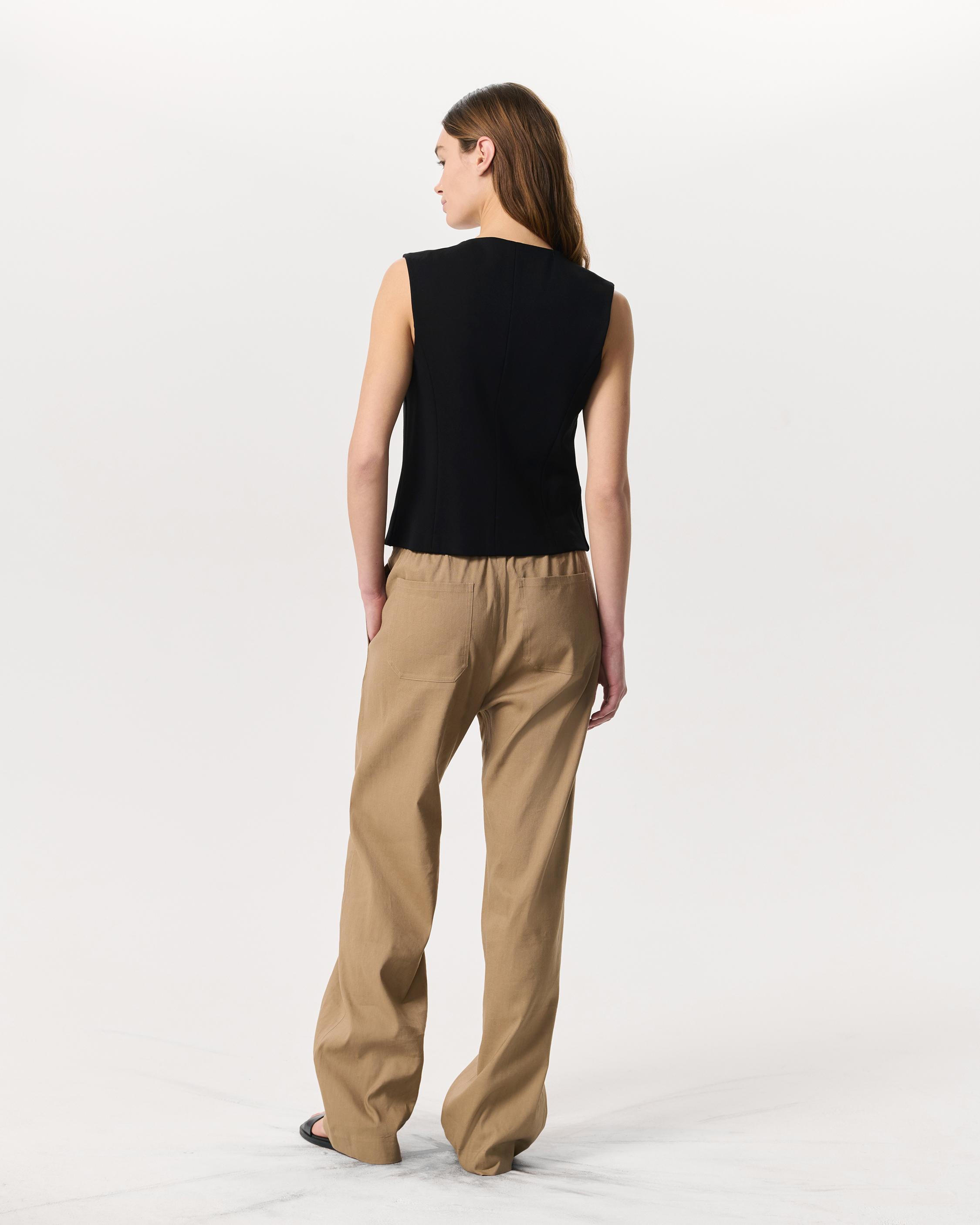 【関税込み】rag & bone ブラック Irina Ponte ベスト Irina Ponte Vest - Black | rag & bone