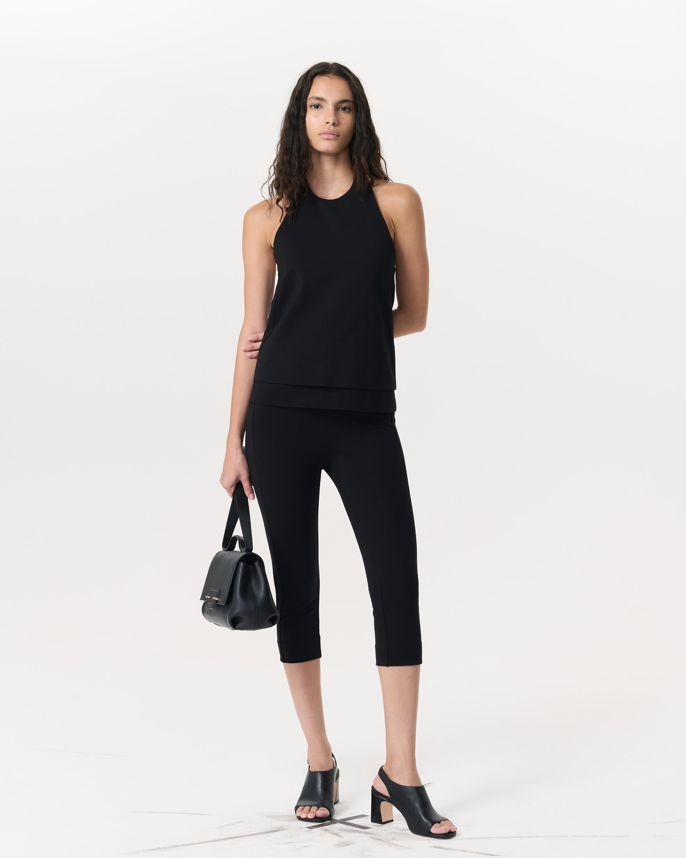 Simone Refine Knit Capri image number 1