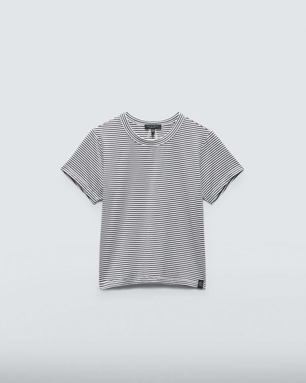 Luca Striped Short Sleeve Baby Tee image number 2