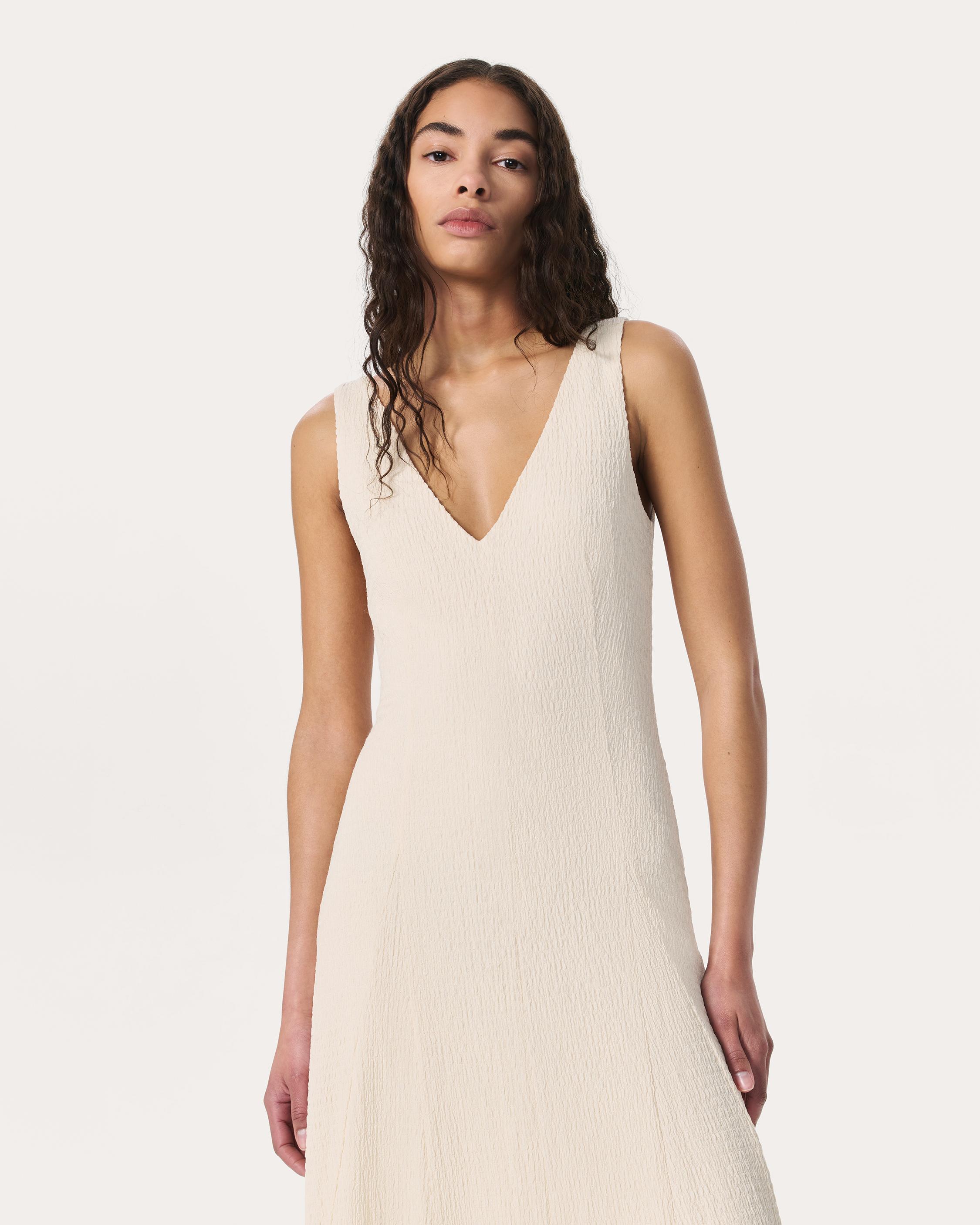 Lou V-Neck Midi Dress image number 3