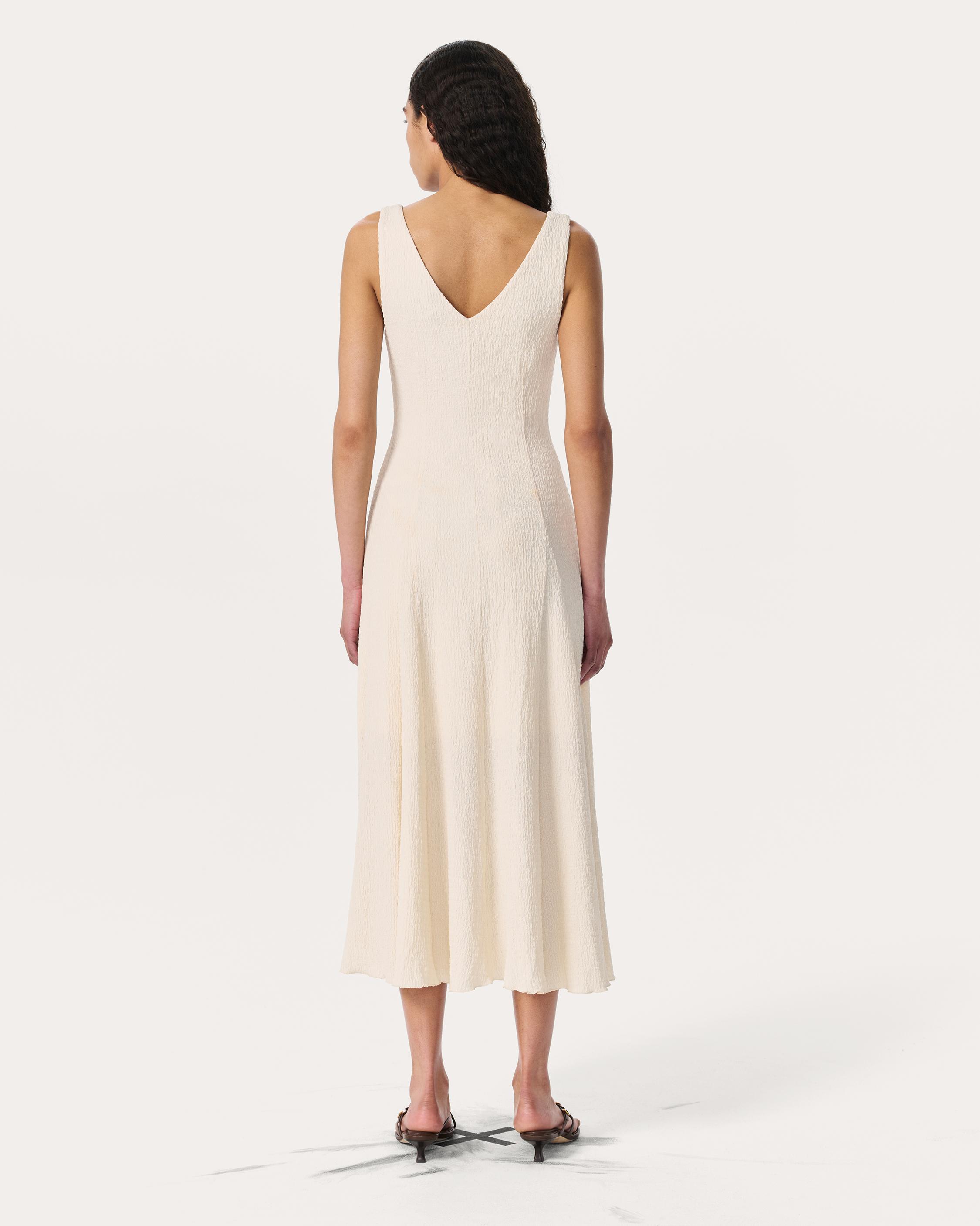 Lou V-Neck Midi Dress image number 6