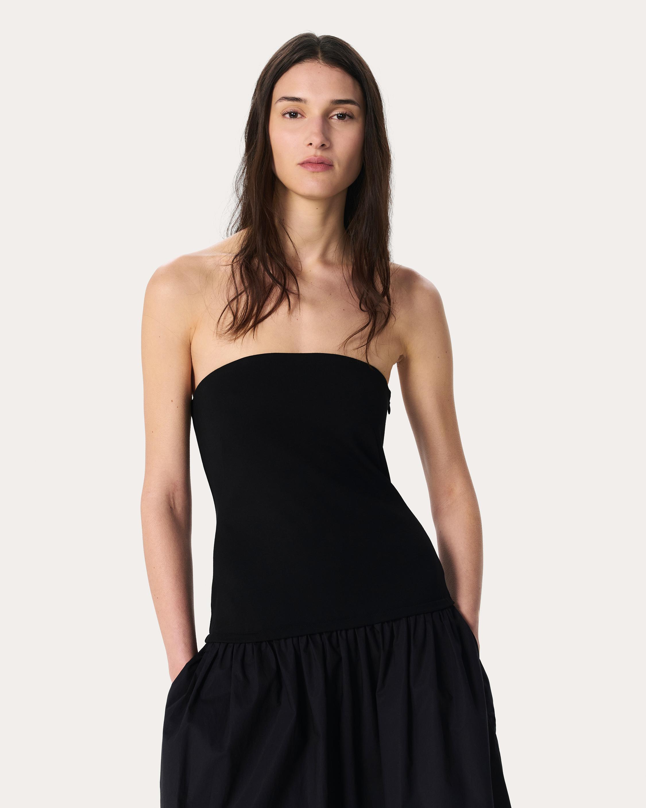 Irina Mixed-Media Dress image number 3
