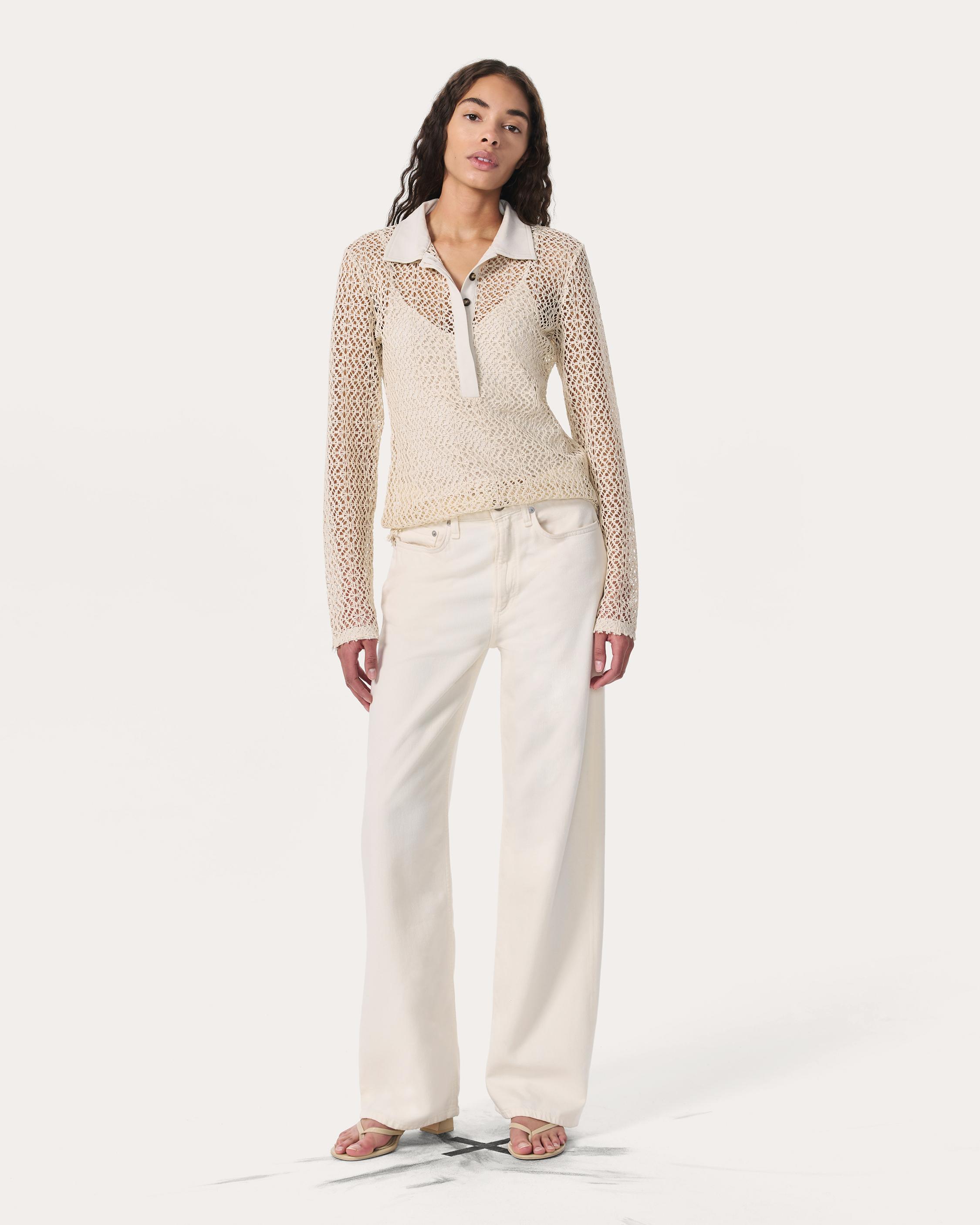 Liv Mesh Polo Shirt - image 3