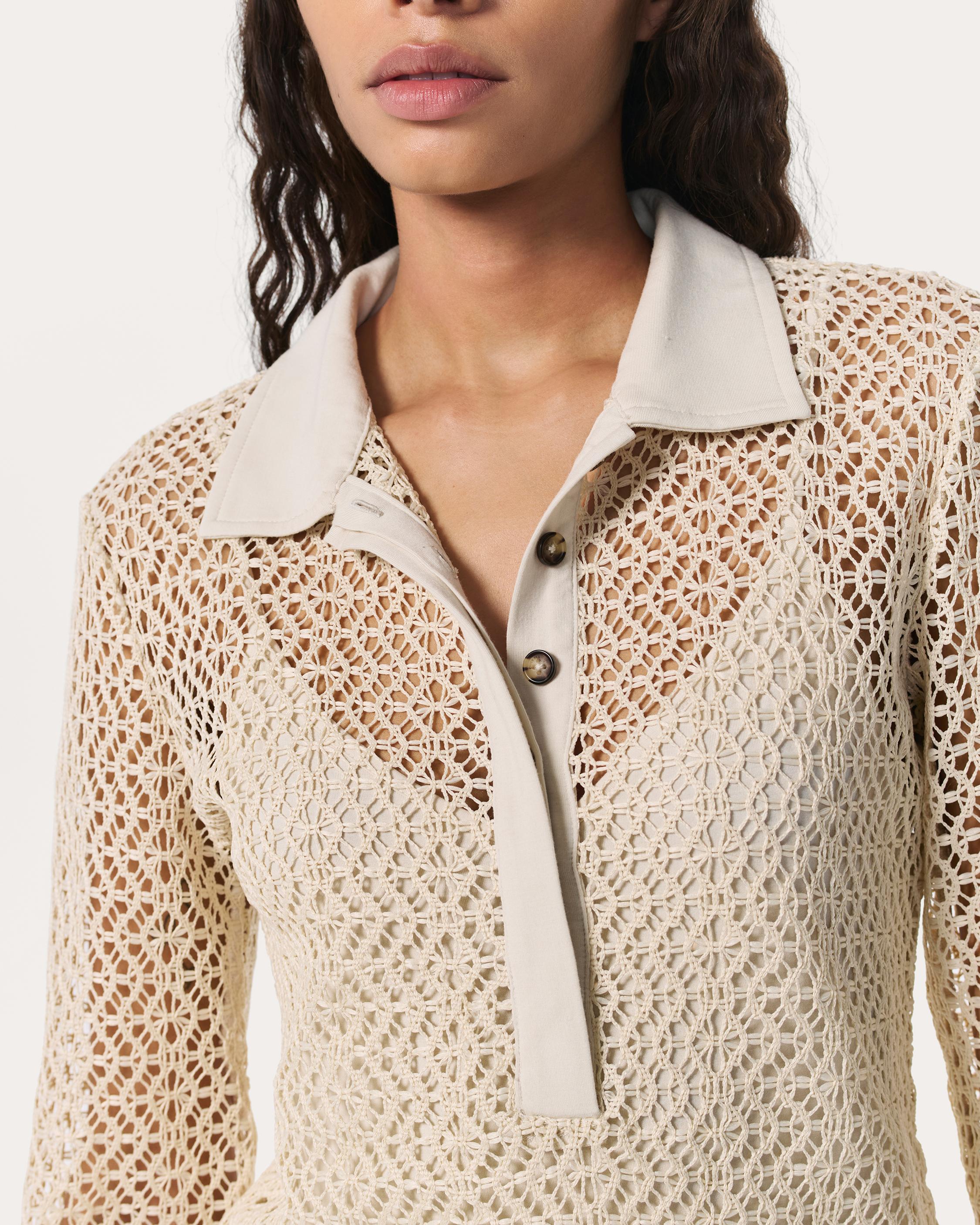 Liv Mesh Polo Shirt - image 4