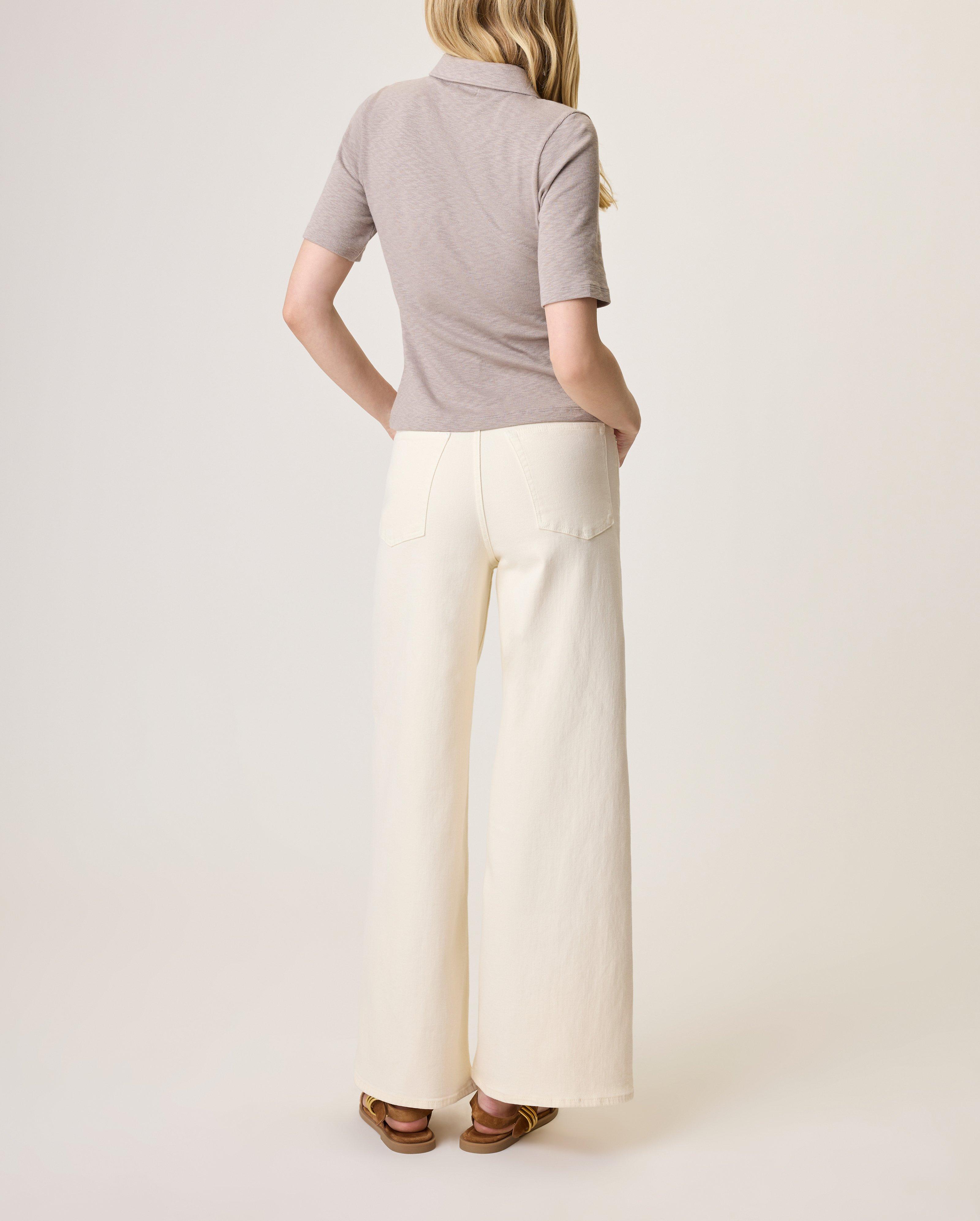 Ribbed Short Sleeve Polo image number 2