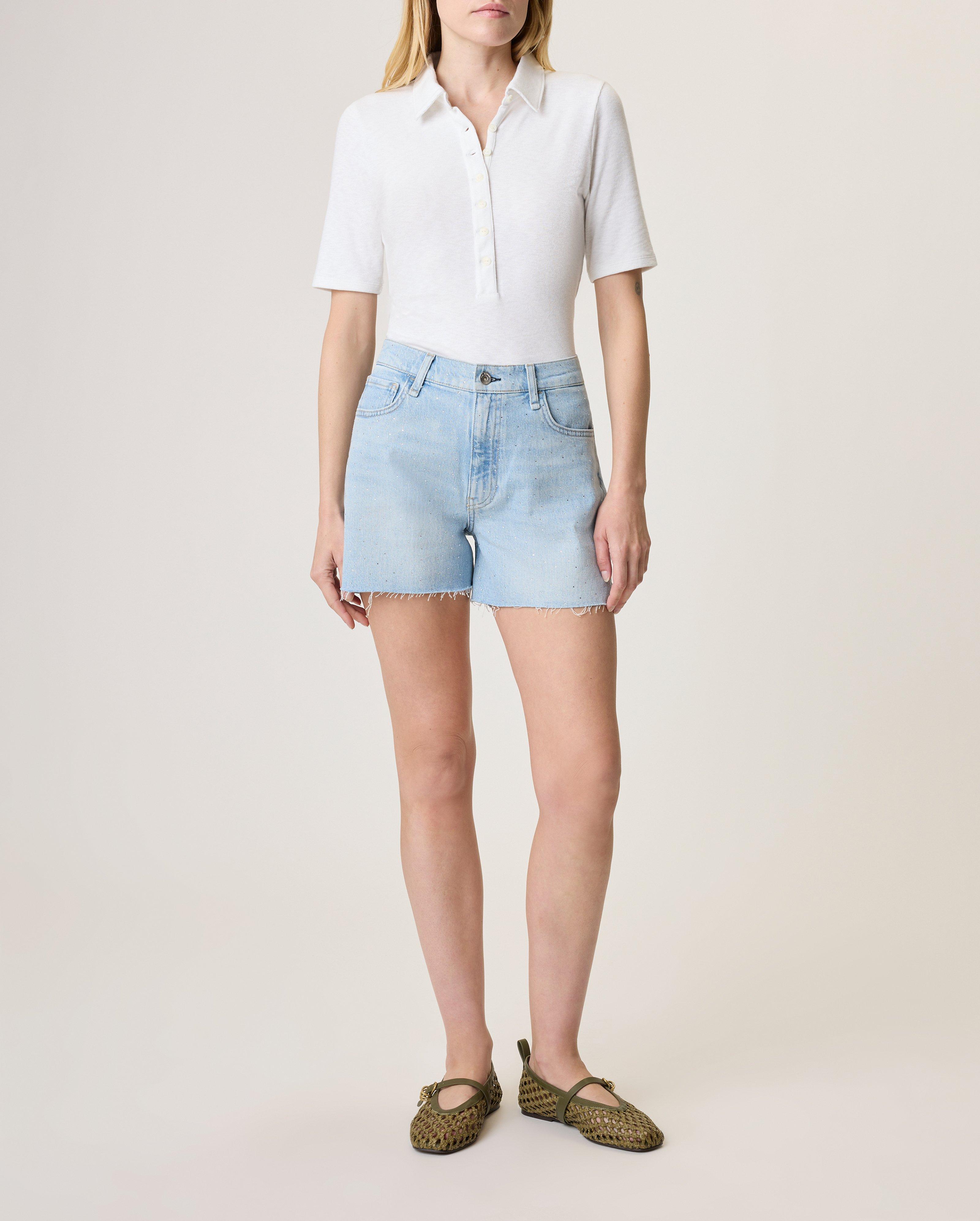 Ribbed Short Sleeve Polo image number 1
