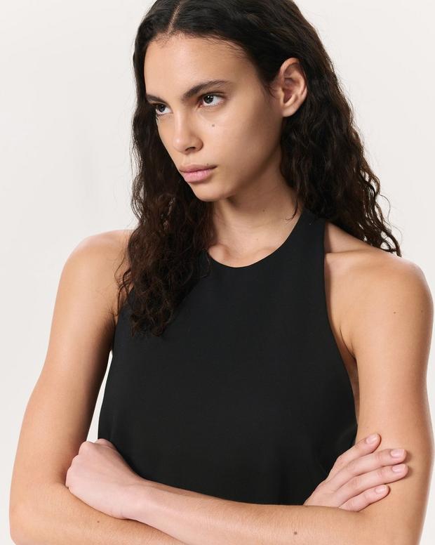 Irina Ponte Halter Top - Black | rag & bone Irina Ponte Halter Top - Black | rag & bone