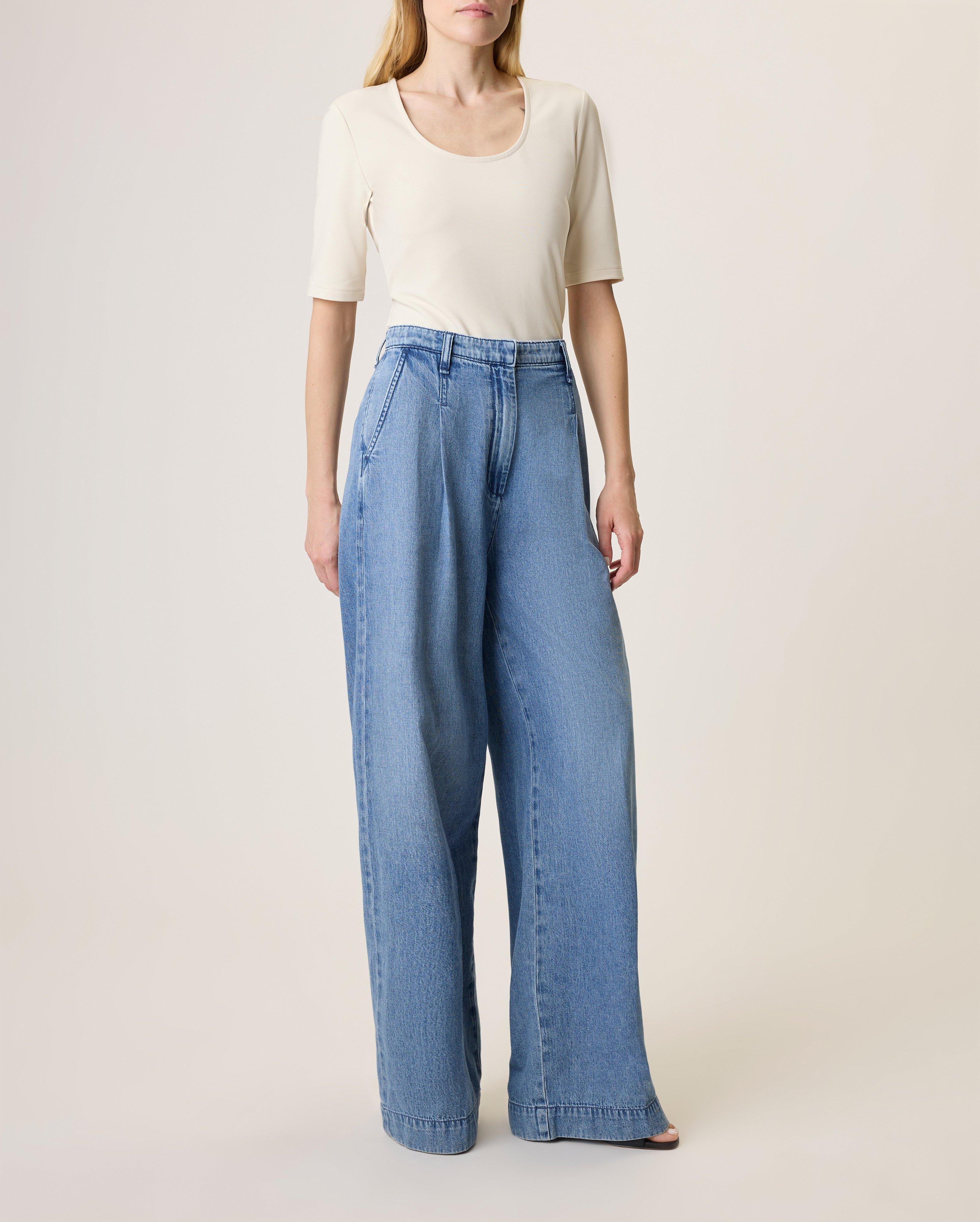 Jackie Scoopneck Bodysuit - Ivory | rag & bone