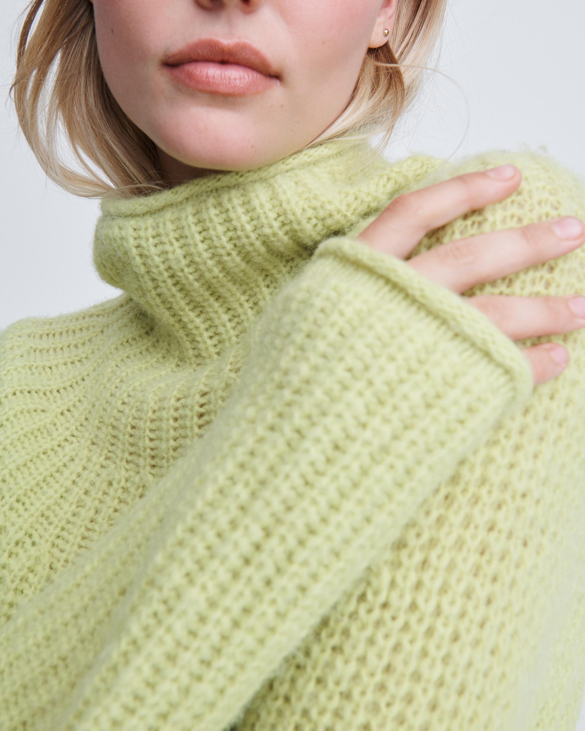 Light hot sale green turtleneck