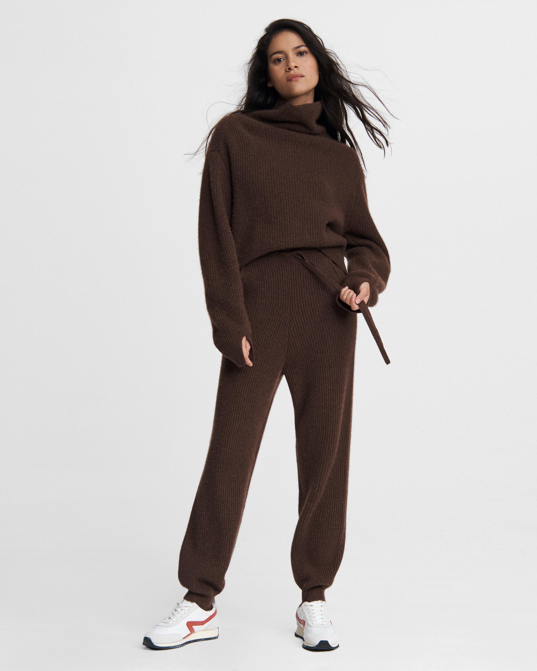 Pierce Cashmere Pants - Brown