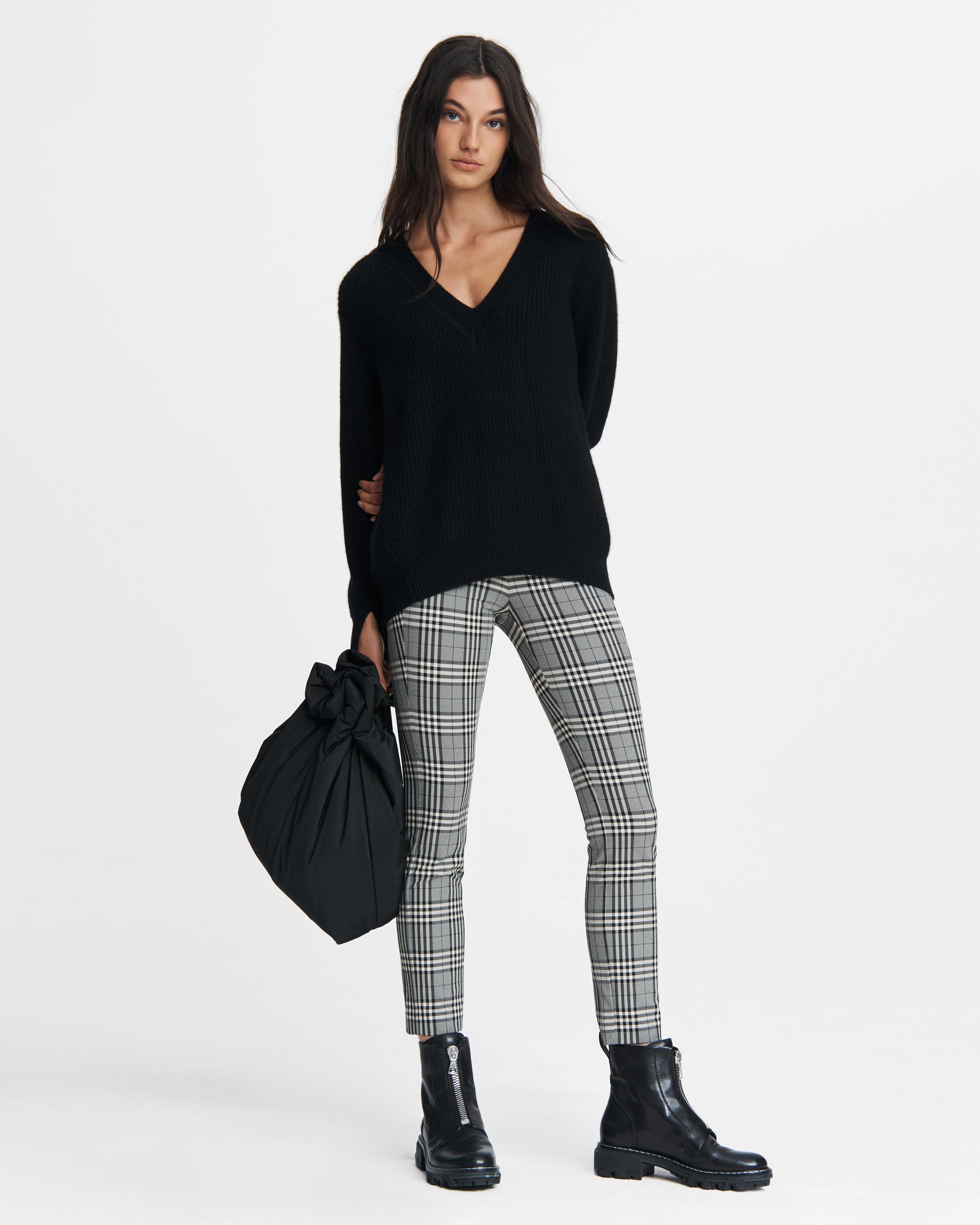 Crushed Silk Band Collar Long Shirt | EILEEN FISHER