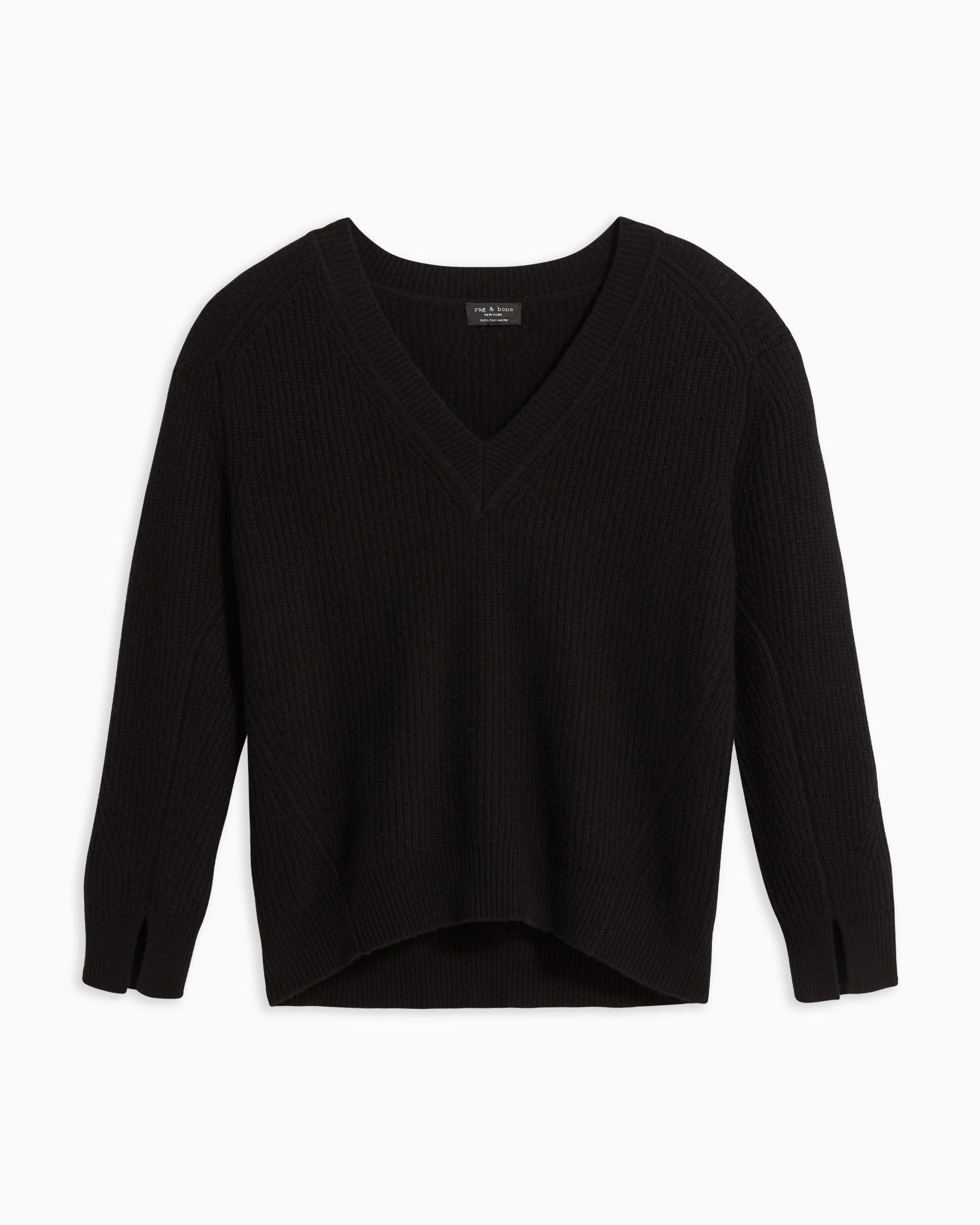 Pierce Cashmere V Neck image number 6