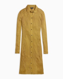 Pacey Button Down Midi Dress image number 6