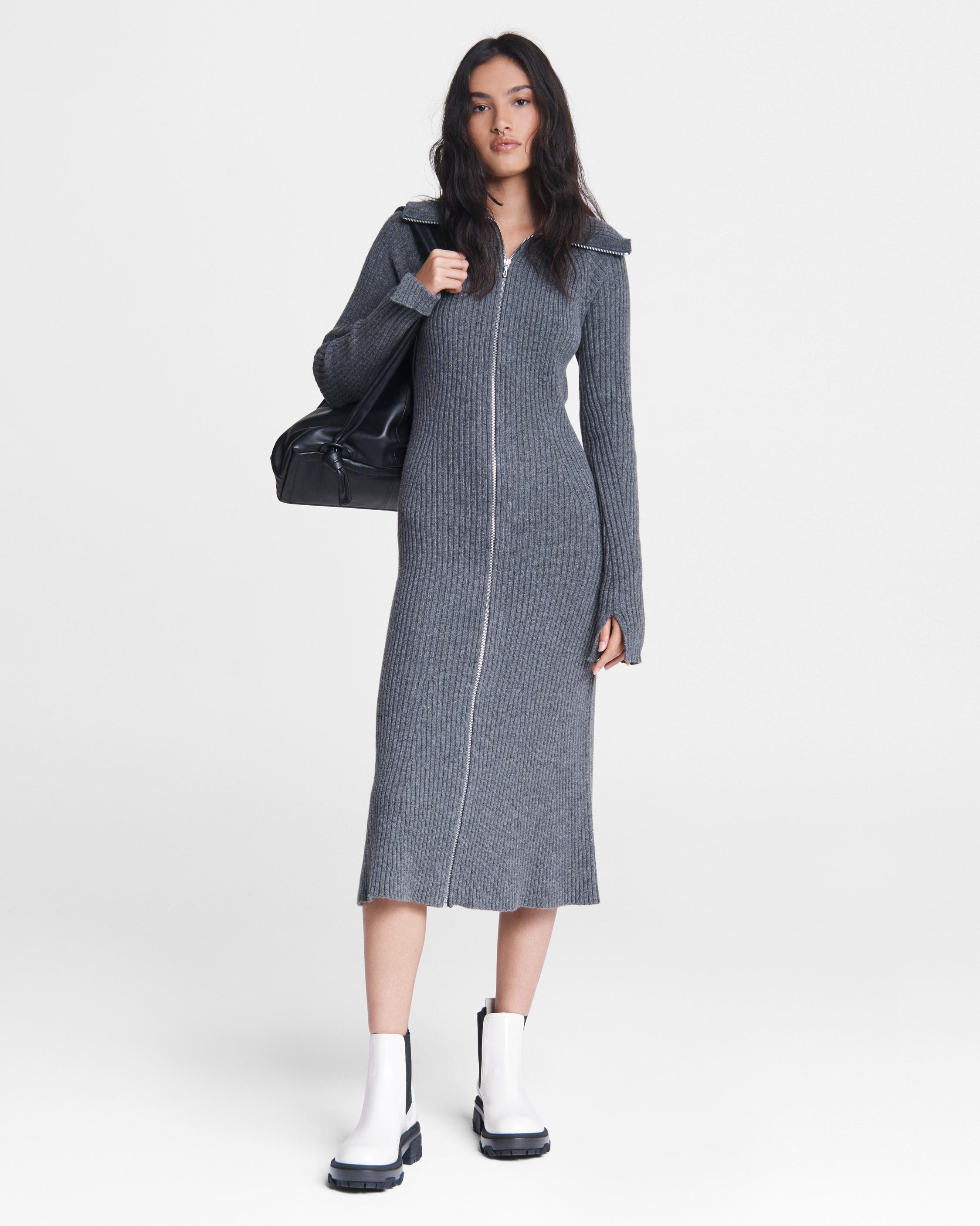 Olivia Midi Sweater Dress - Derby