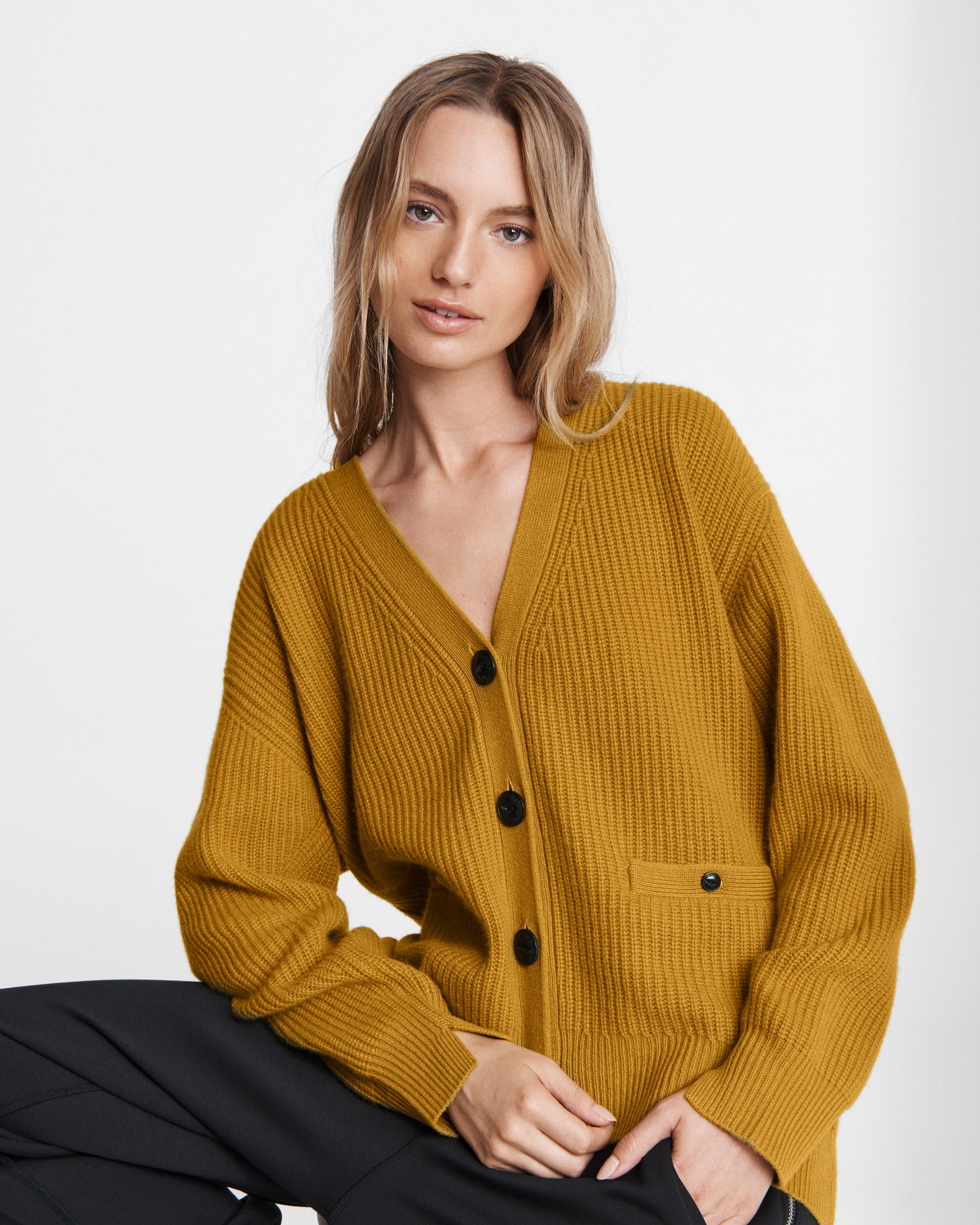 Rag & Bone Ribbed Cashmere Cardigan