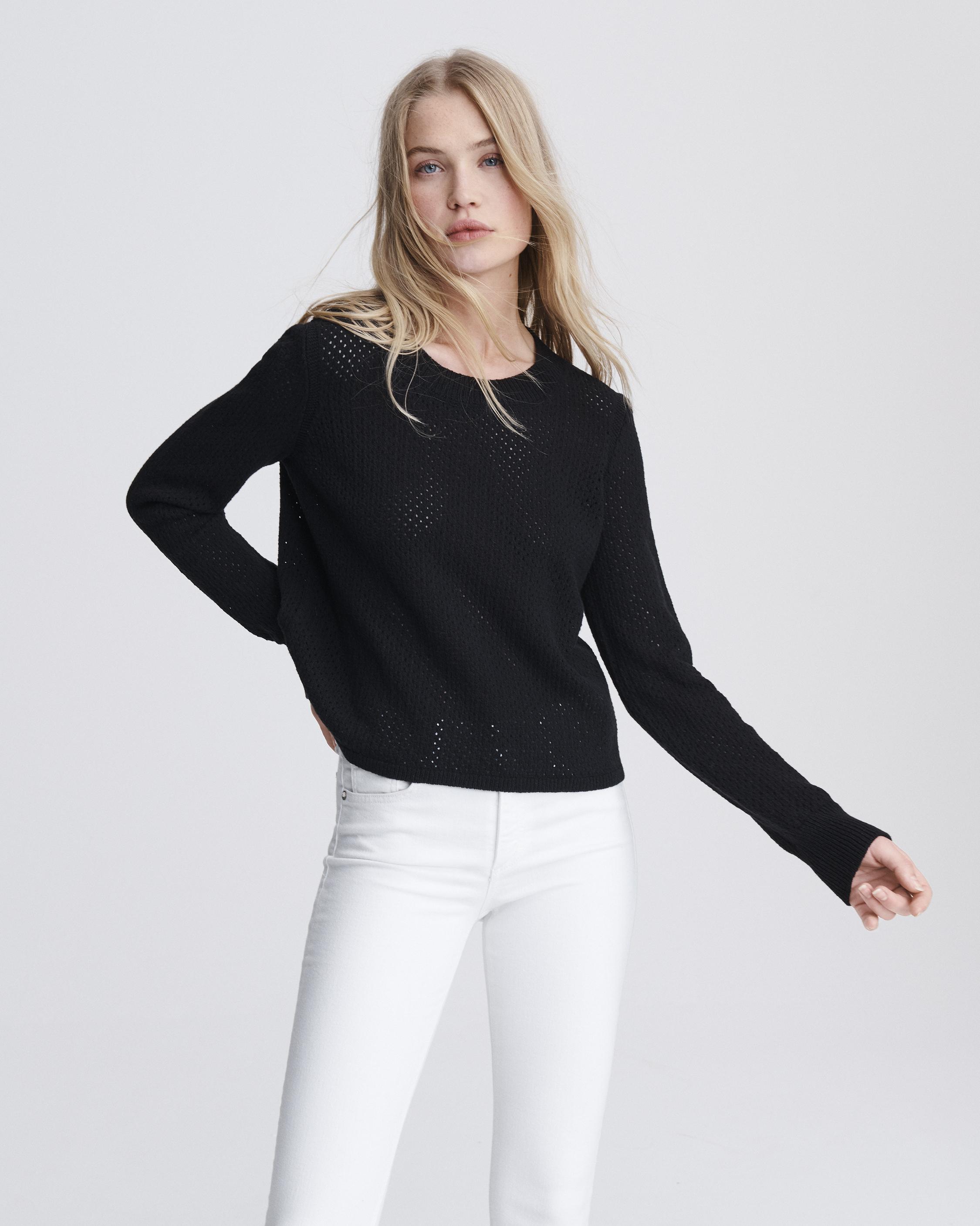 Rag and store bone black sweater