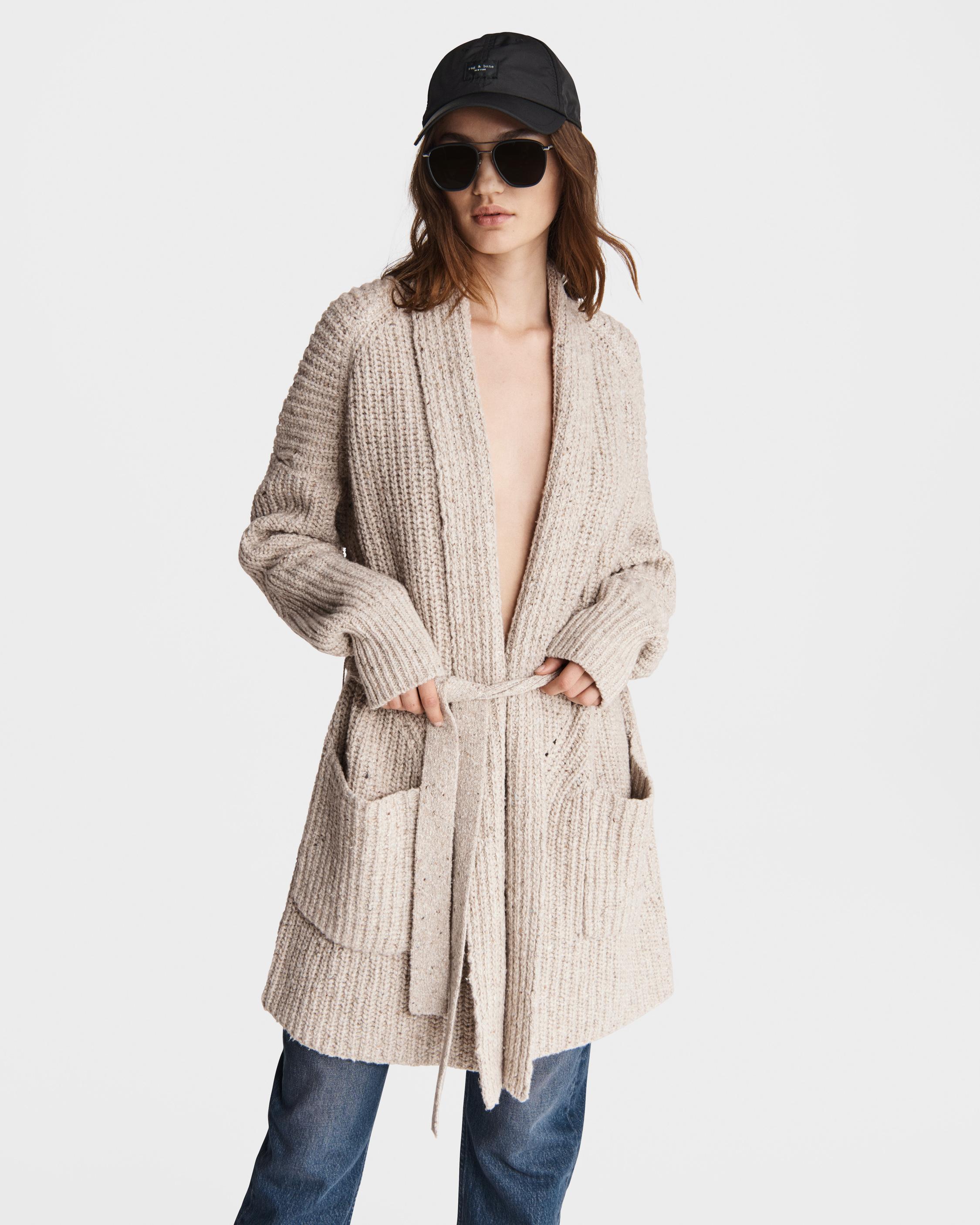 Donegal Recycled Wool Cardigan rag bone