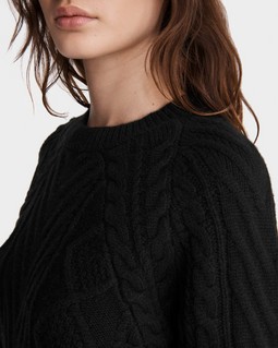 Pierce Cashmere Cable Sweater image number 6