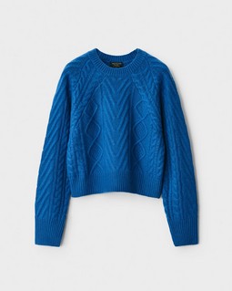 Pierce Cashmere Cable Sweater image number 2