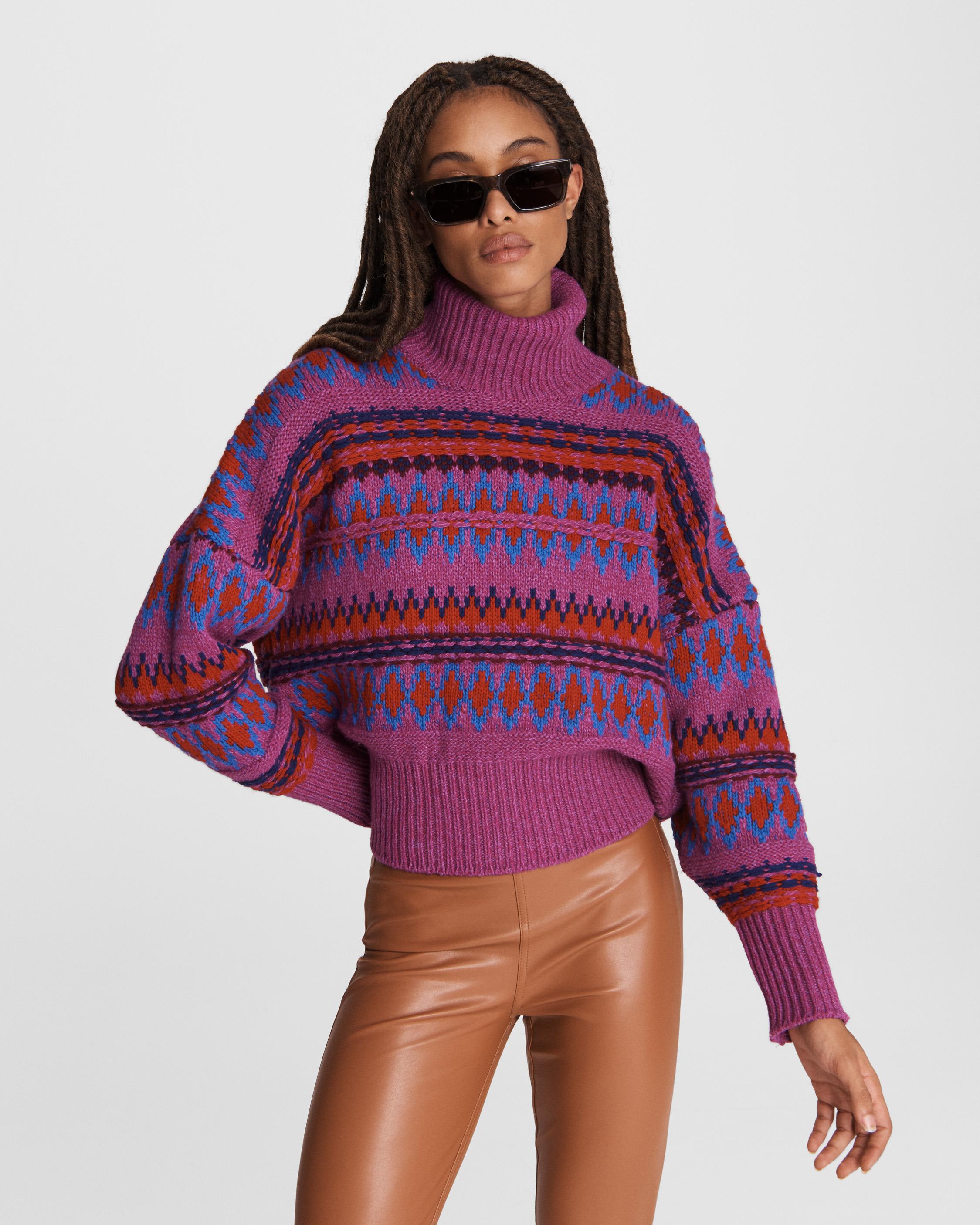 Willow Wool Fair Isle Turtleneck | rag & bone