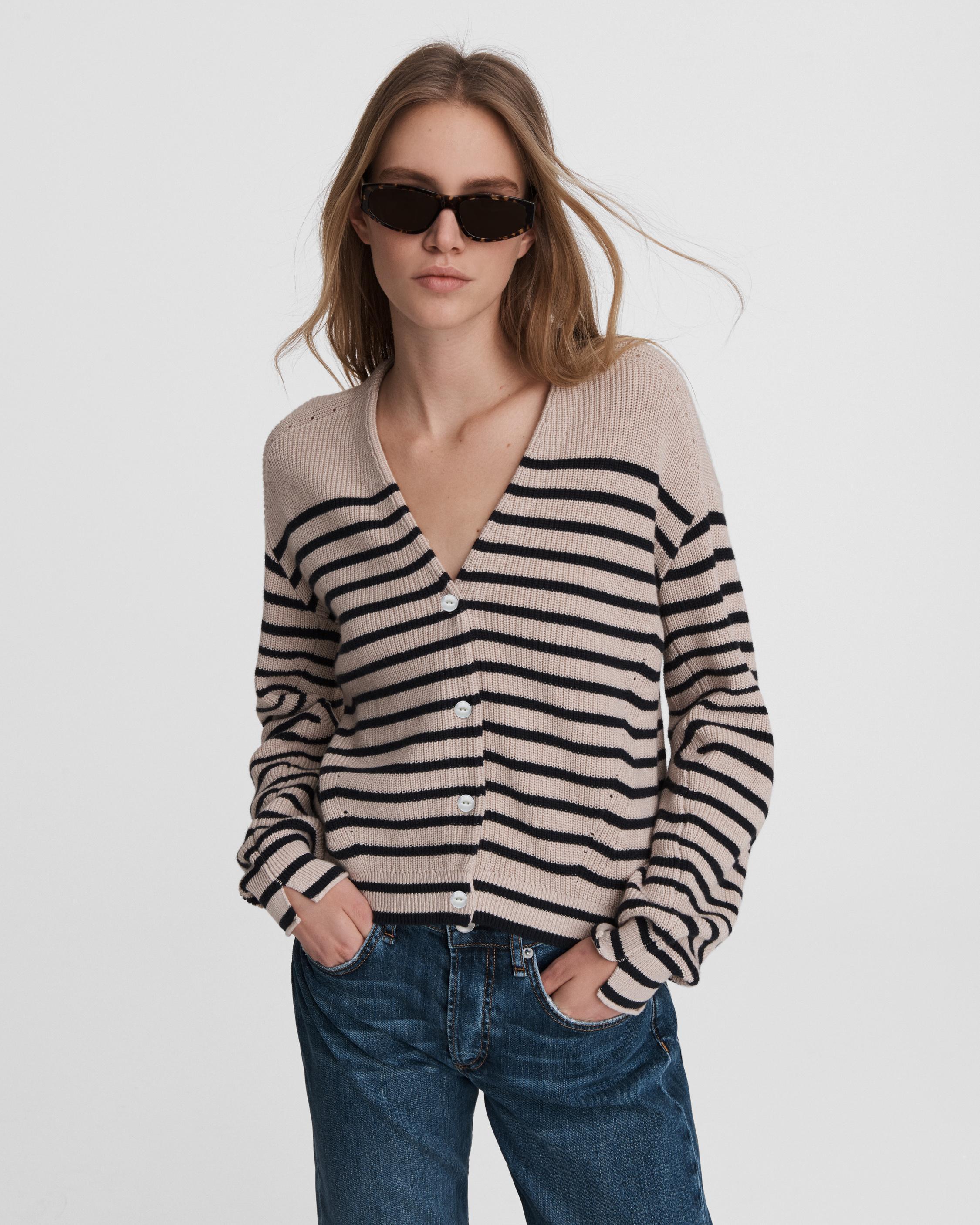 Rag and bone striped hot sale sweater