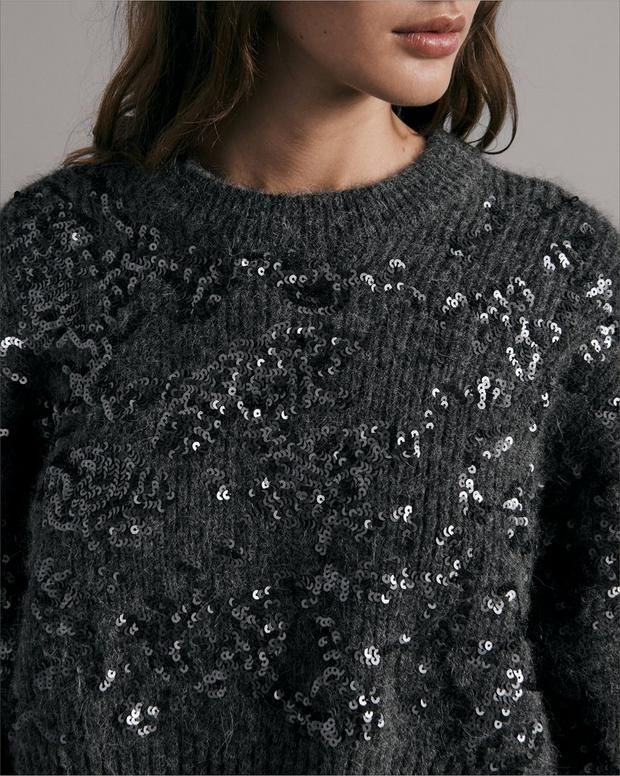 Liza Sequin Sweater image number 6