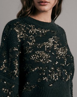 Liza Sequin Sweater image number 6