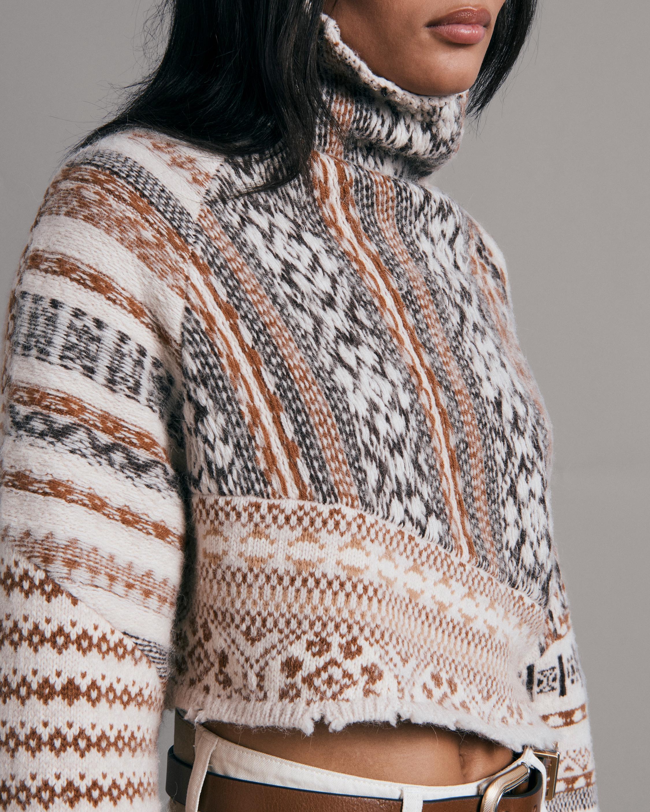 Hollis Wool Fair Isle Turtleneck image number 6