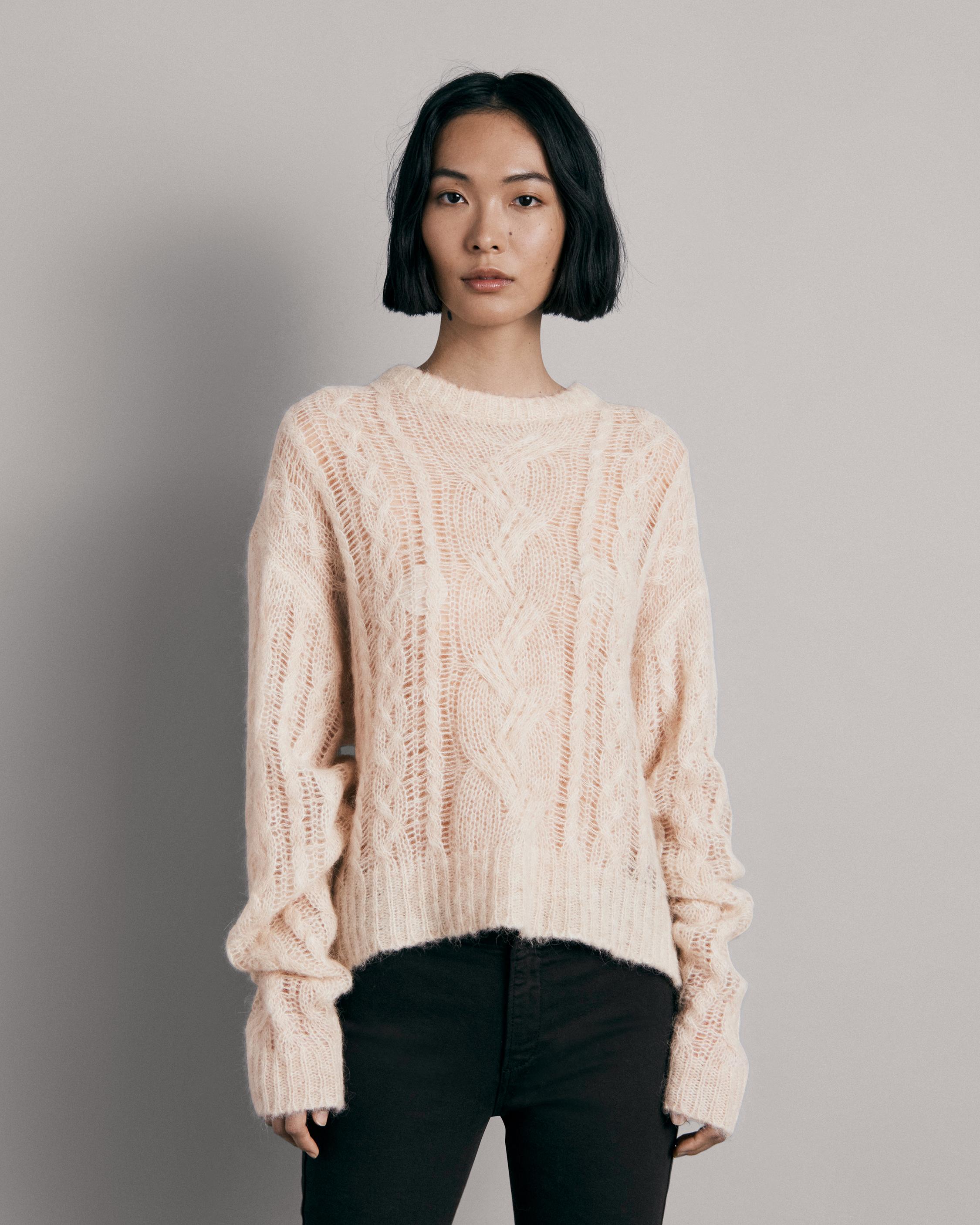 Cynthia Alpaca Wool Crew image number 1