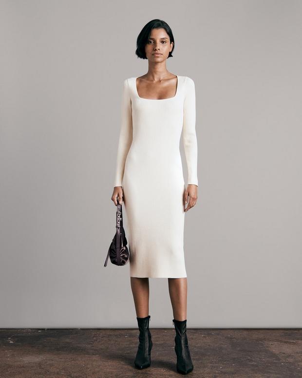 Buy the Asher Midi Dress | rag & bone