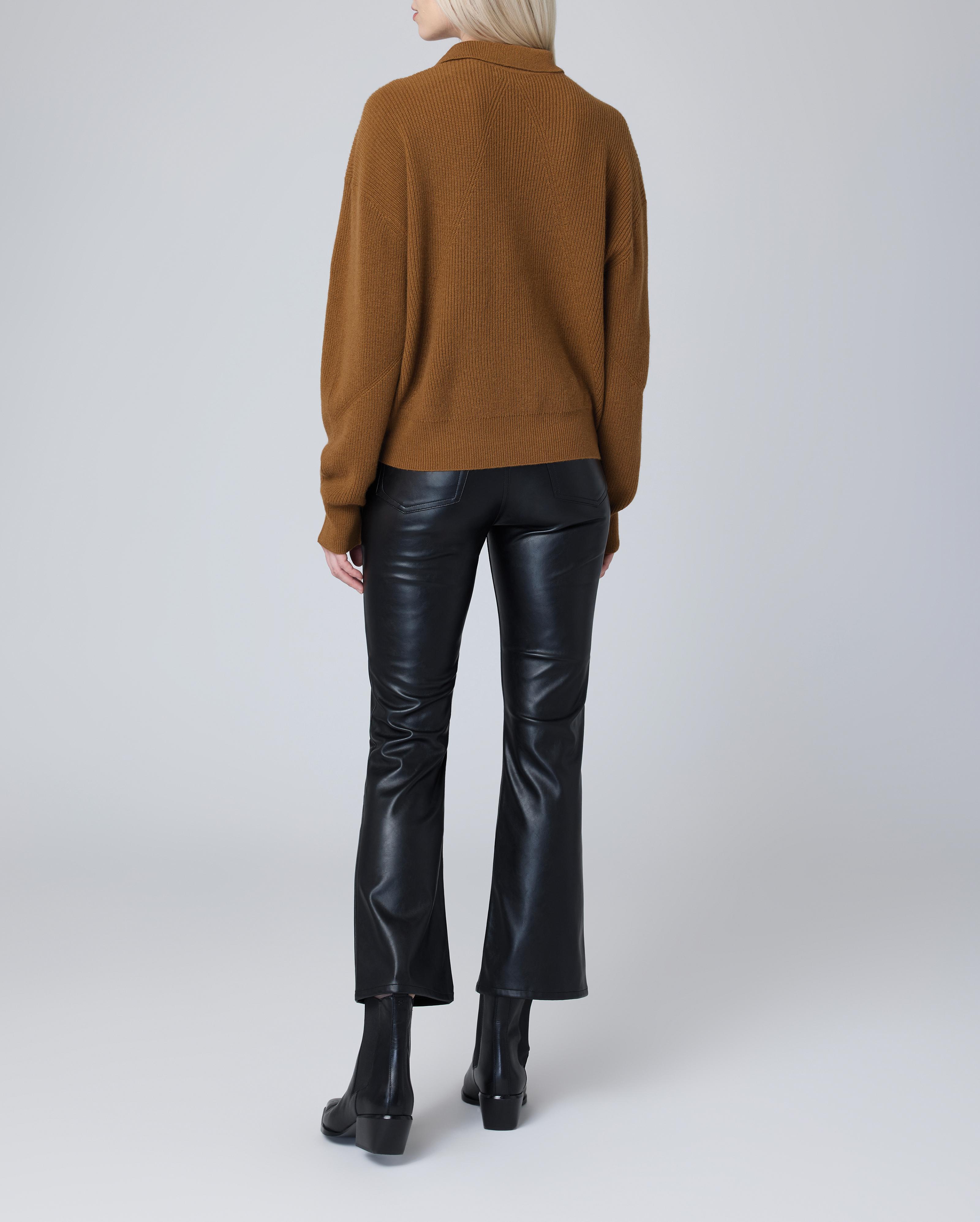 Pierce Cashmere Polo Sweater image number 2