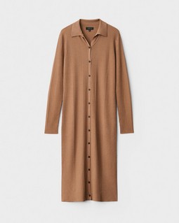 Pacey Button Down Midi Dress image number 2