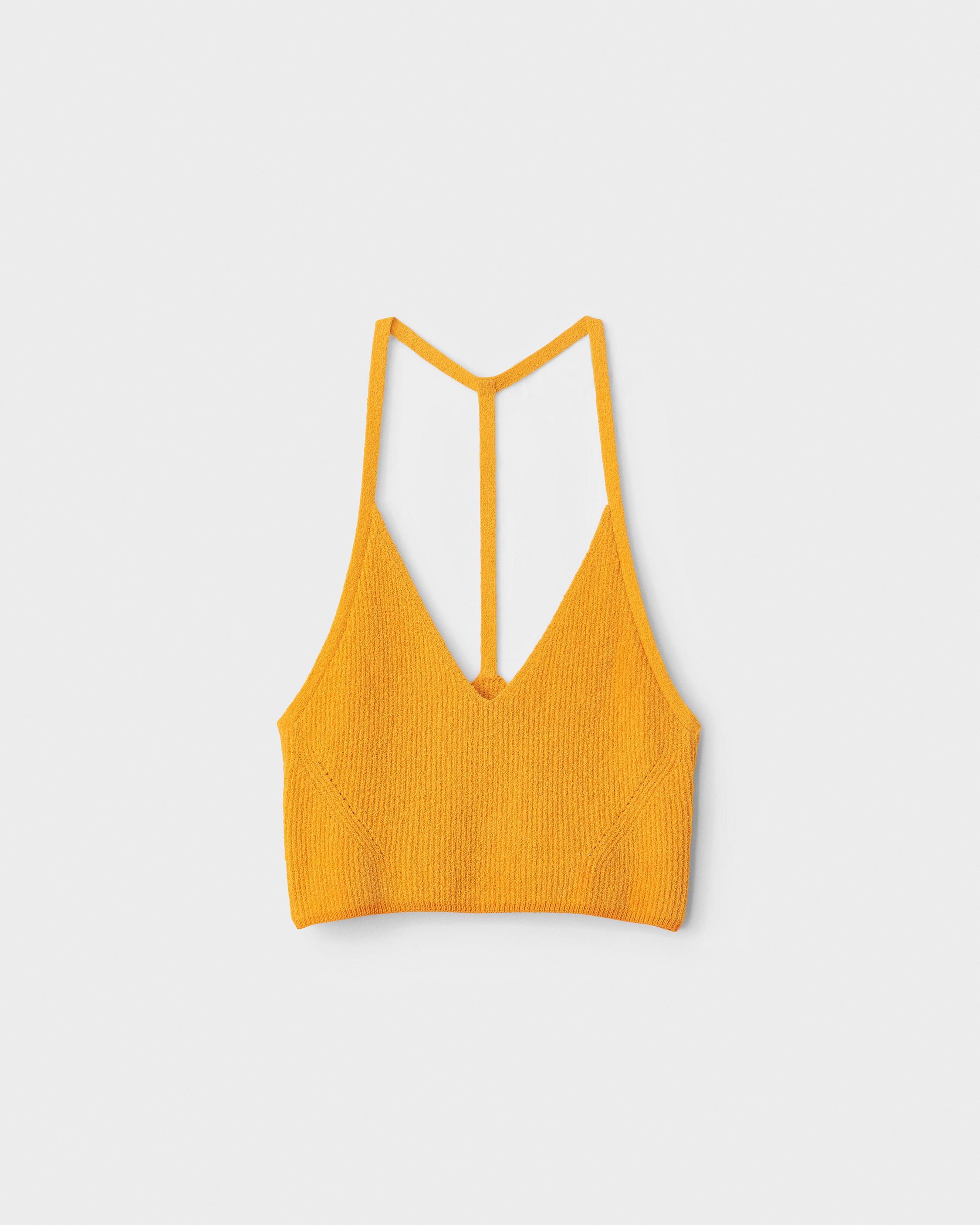 Soleil Cotton Rib Bra Top image number 2