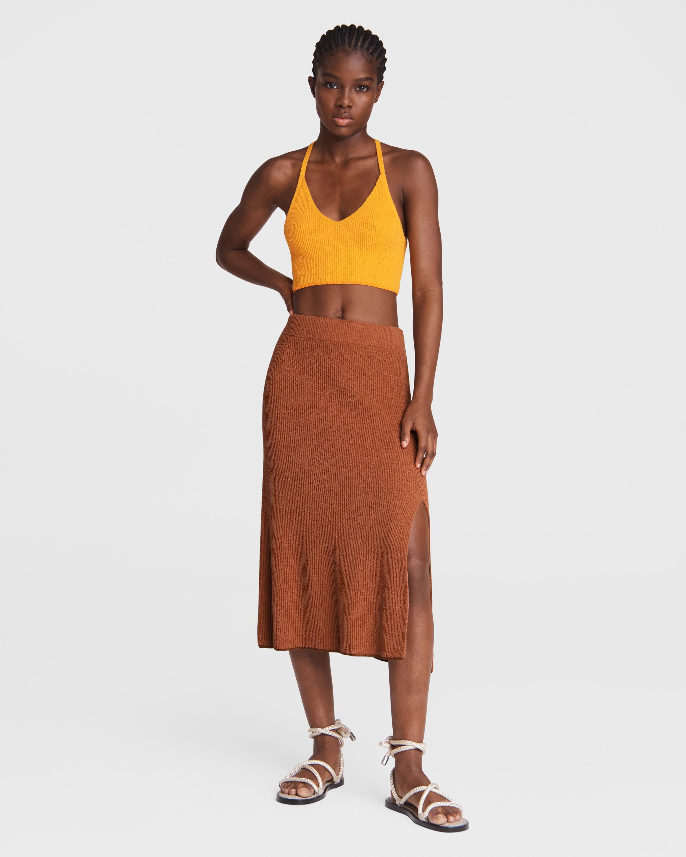 Soleil Cotton Rib Bra Top image number 3