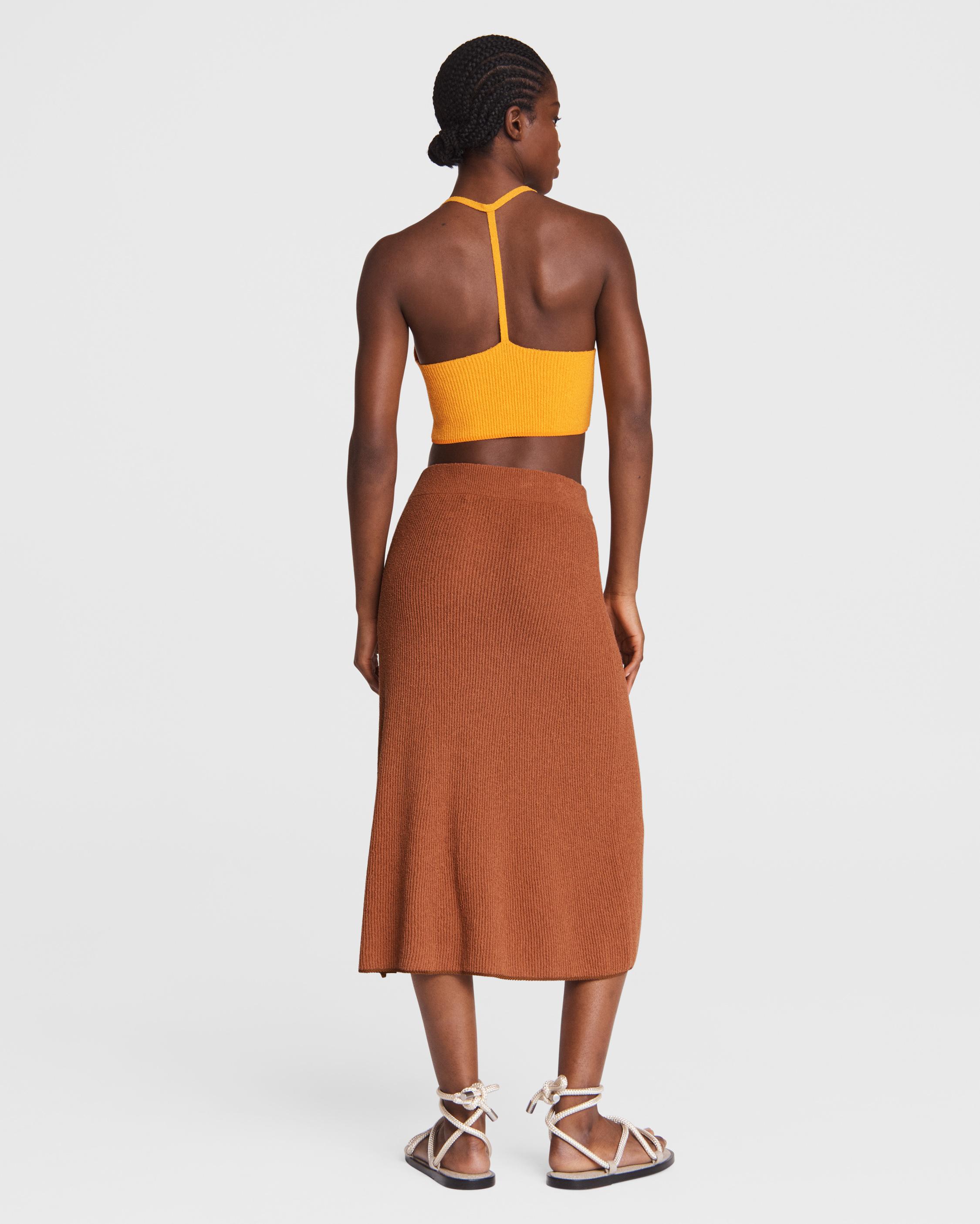 Soleil Cotton Rib Bra Top image number 5