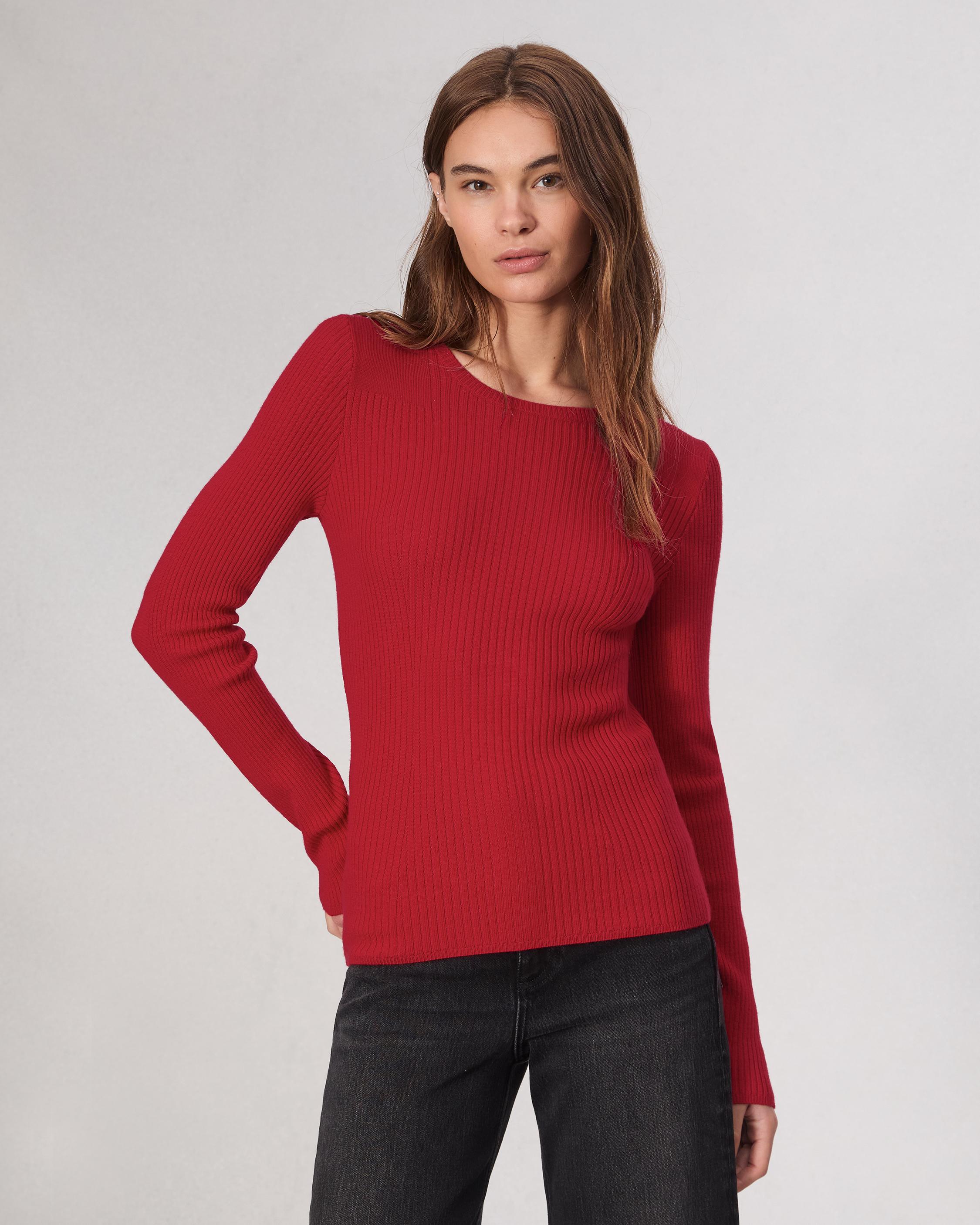 Audrina Washable Wool Crew image number 1