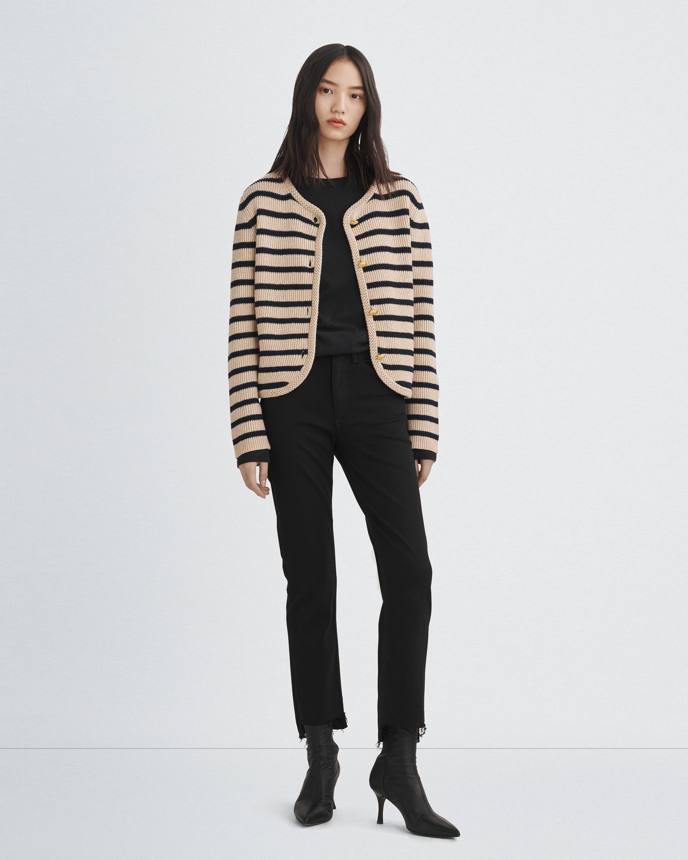 rag & bone NANCY CARDIGAN - Cardigan - oatmeal/off-white - Zalando