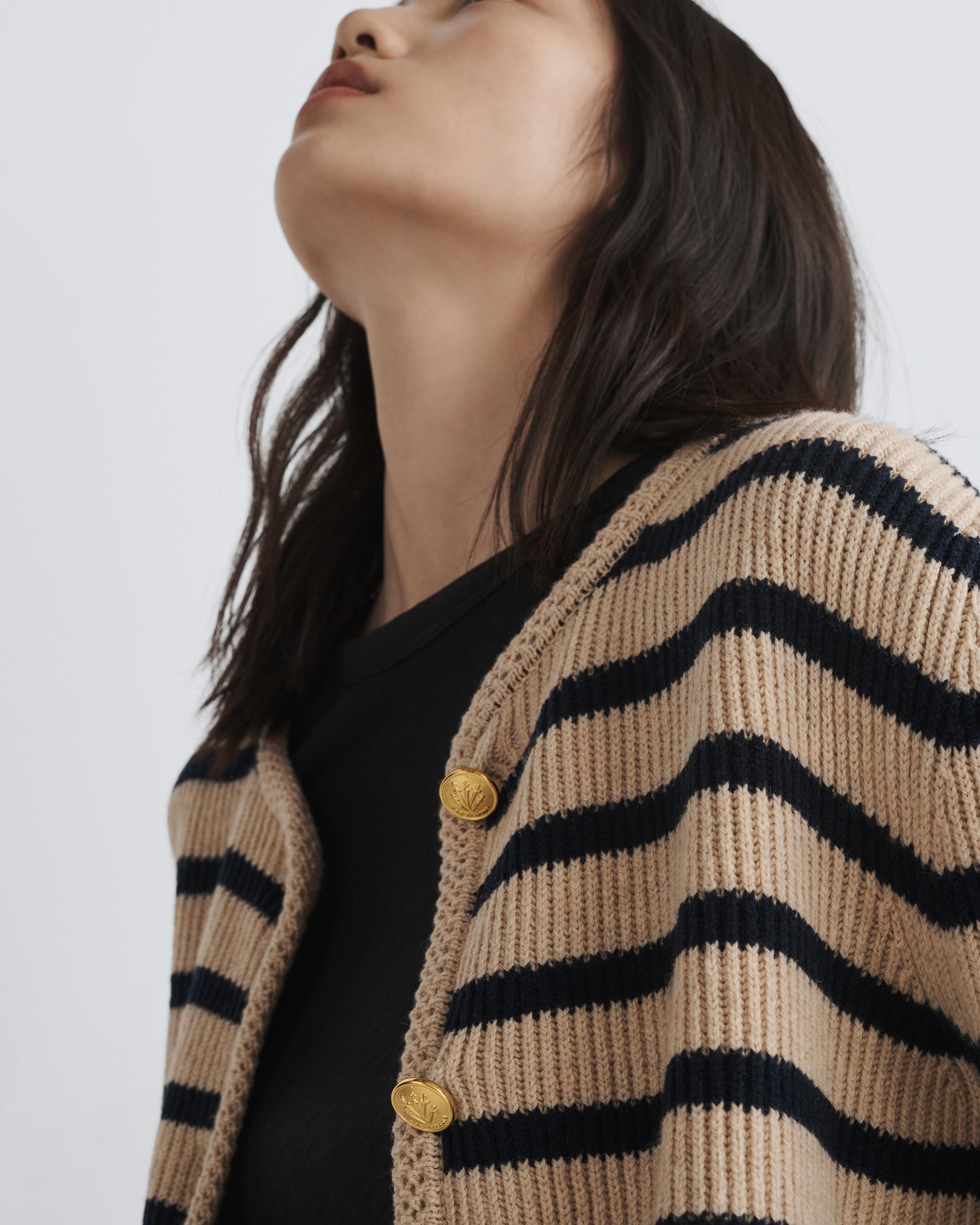 rag & bone NANCY CARDIGAN - Cardigan - oatmeal/off-white - Zalando