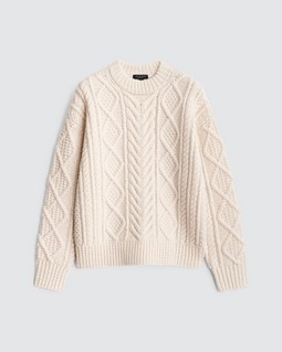 Spencer Handknit Wool Sweater image number 2
