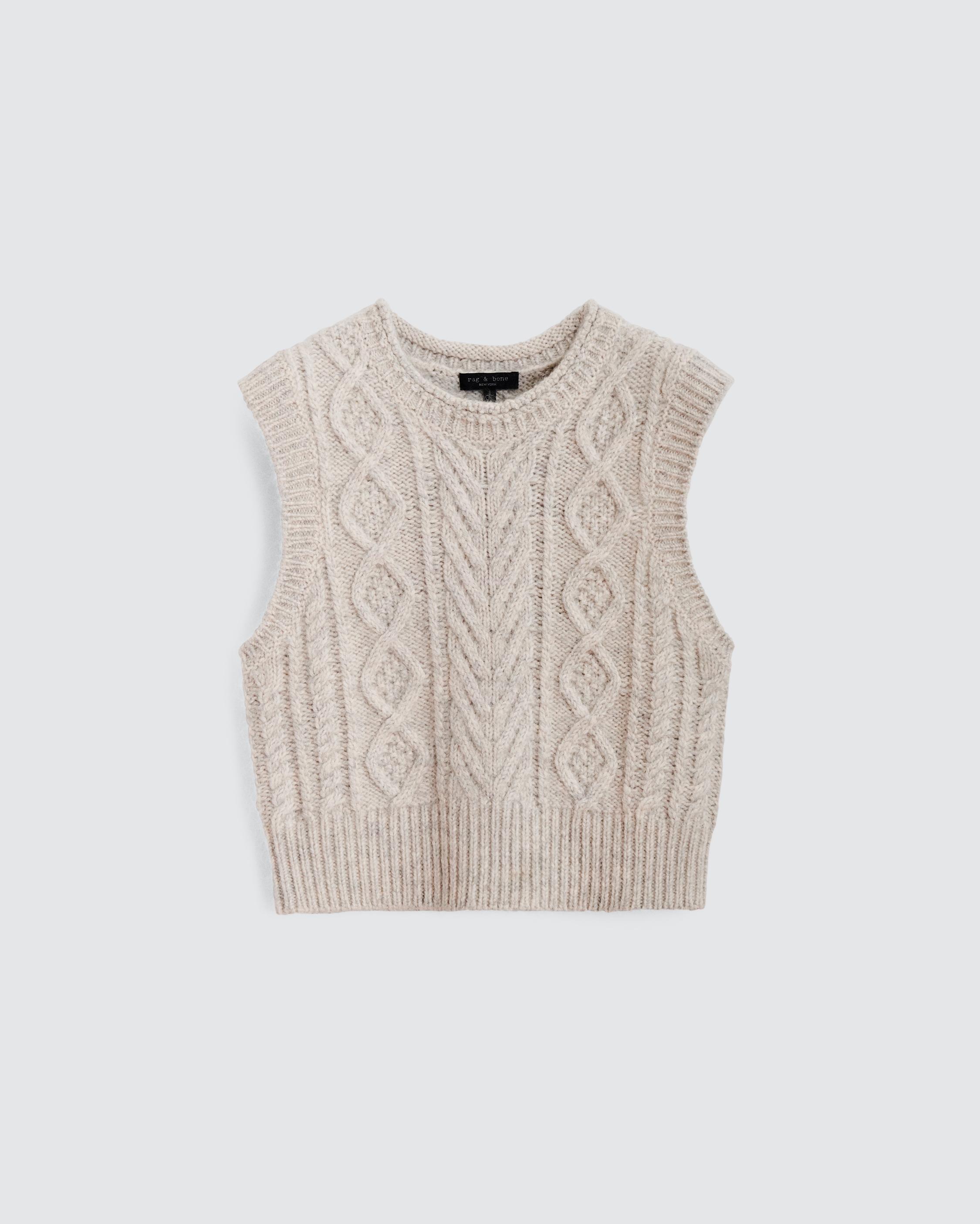 Wool-blend vest