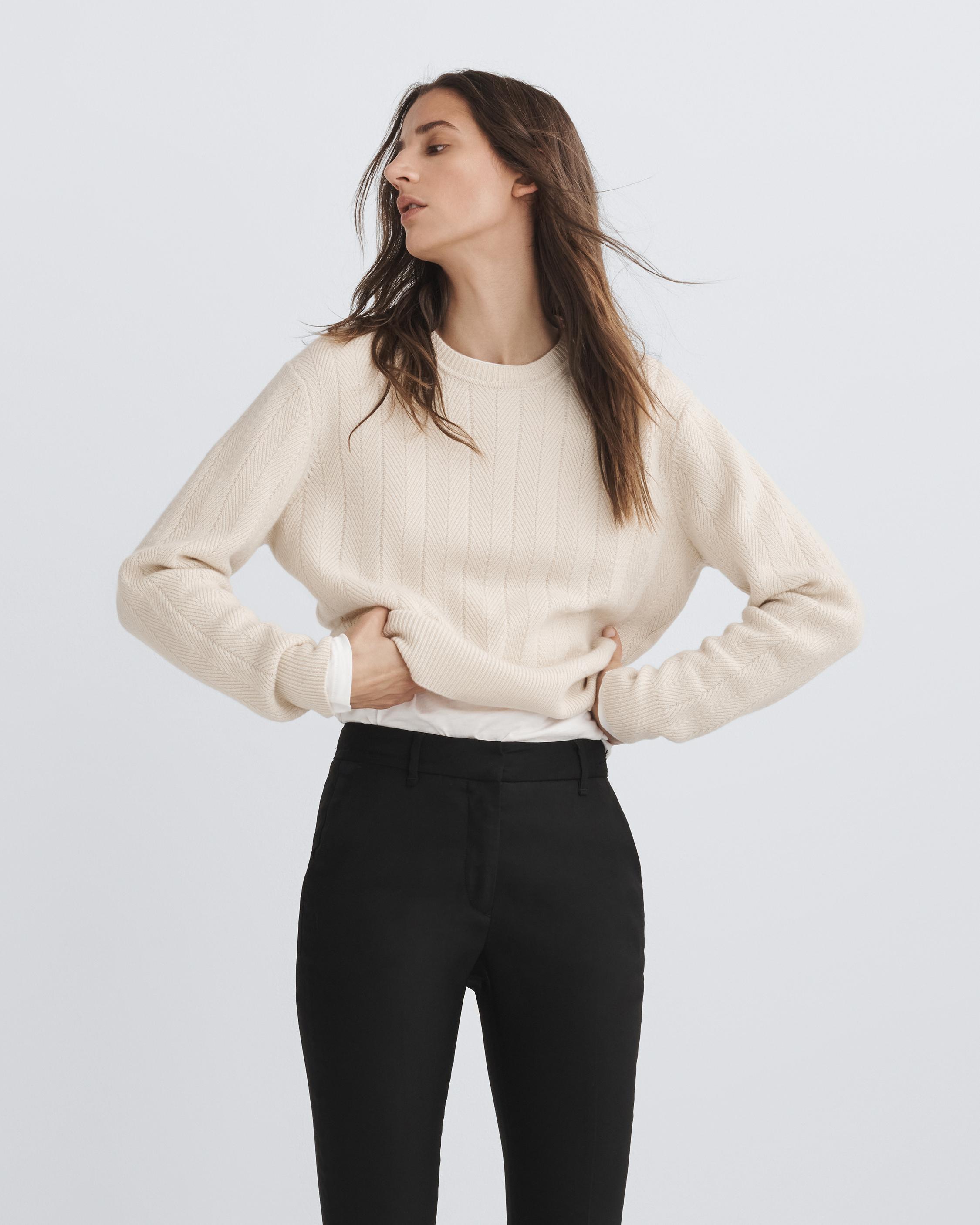 Durham Cashmere Crew - Black | rag & bone