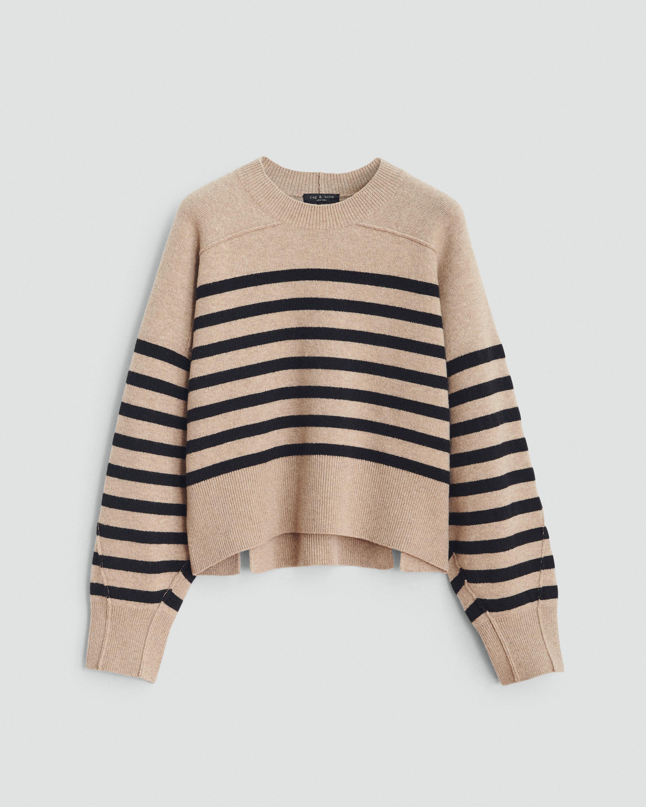 Bridget Stripe Wool Crew image number 2