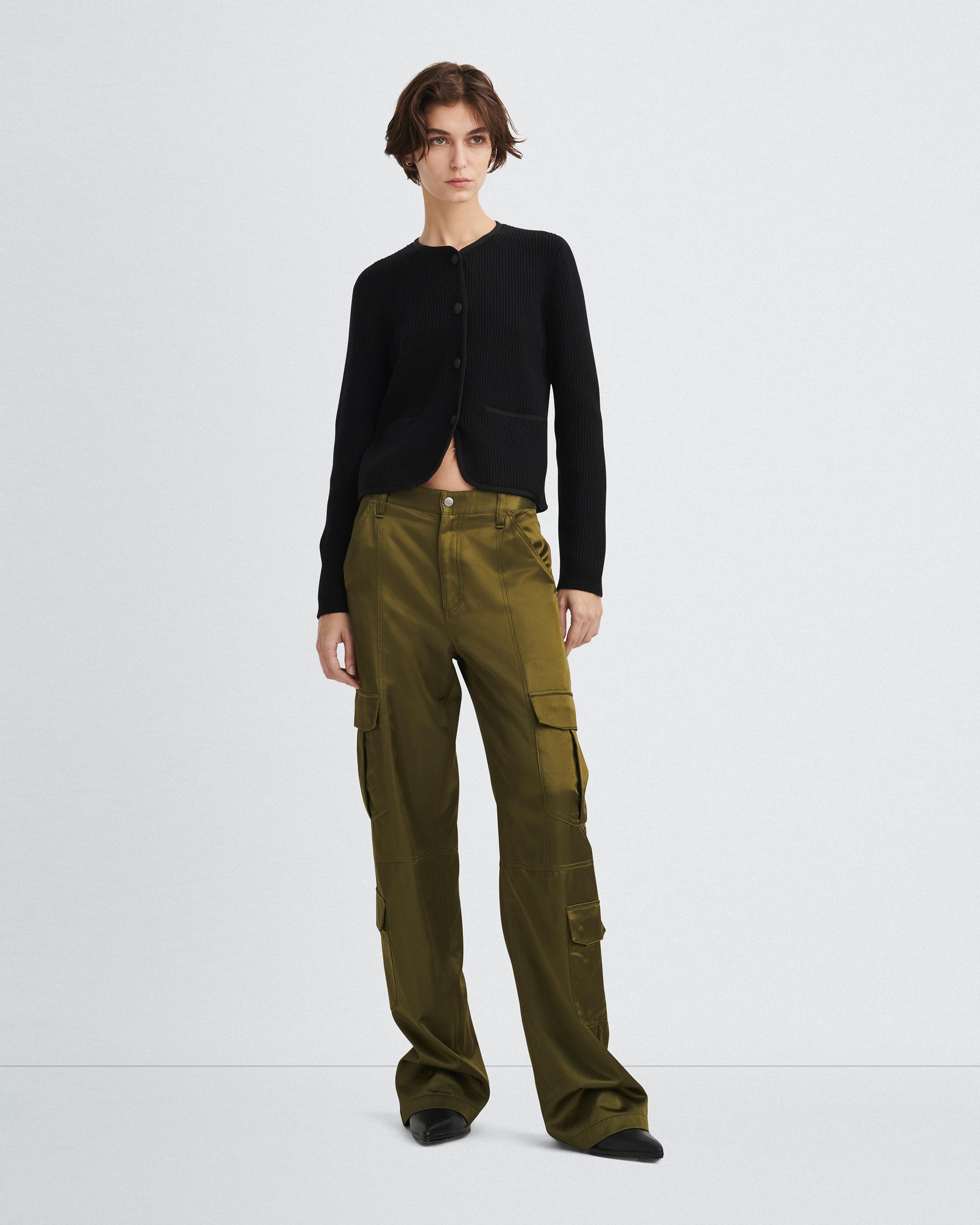 Nancy Merino Wool-Blend Cardigan image number 3