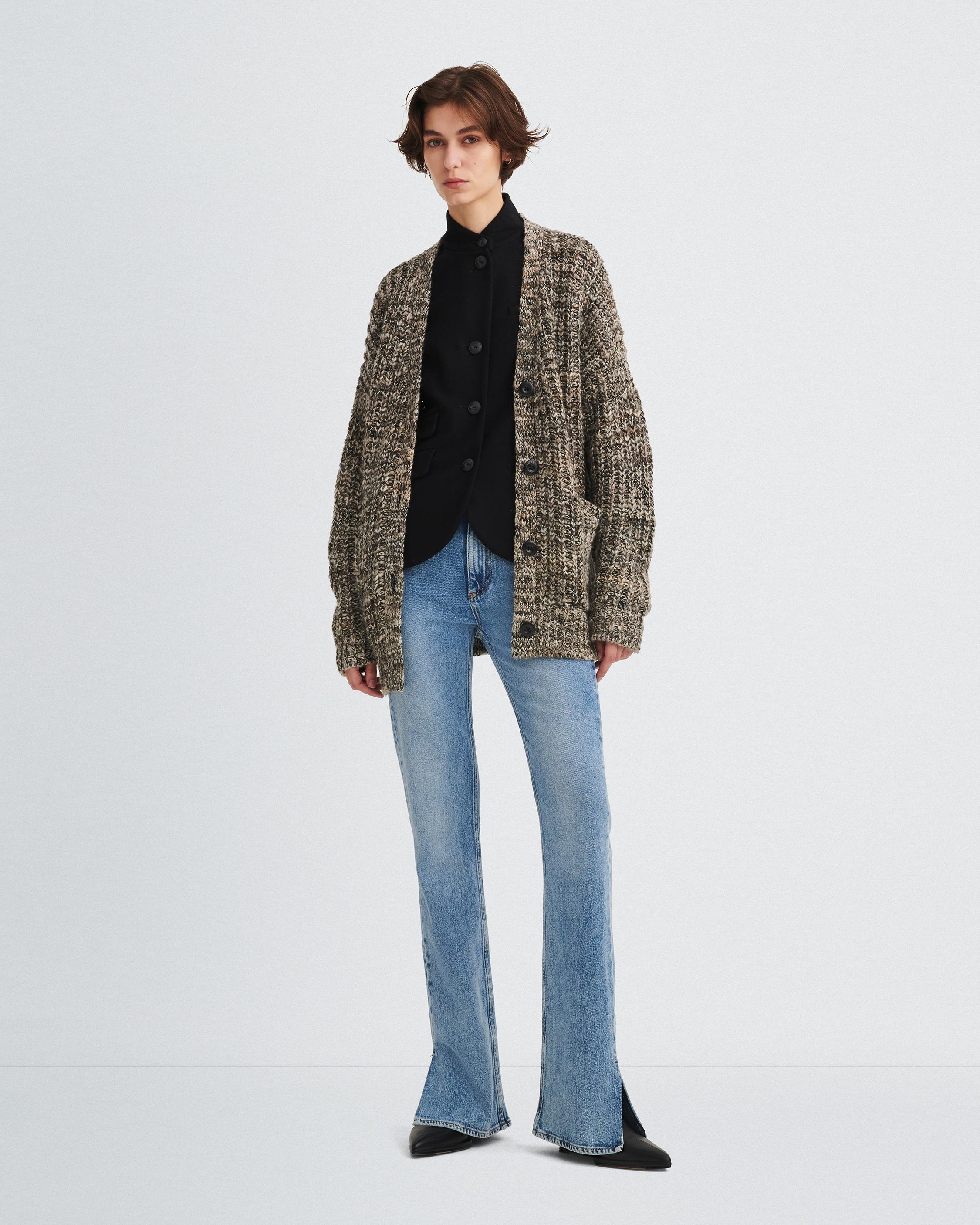 Daphne Wool Cardigan - Natural Multi | rag & bone