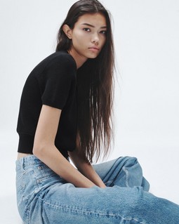 Dina Cotton Cardigan - Black | rag & bone Dina Cotton Cardigan - Black | rag & bone